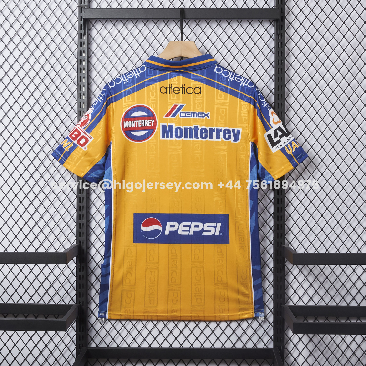 Higojerseys-Retro Tigres UANL 1999-00 Home Jersey