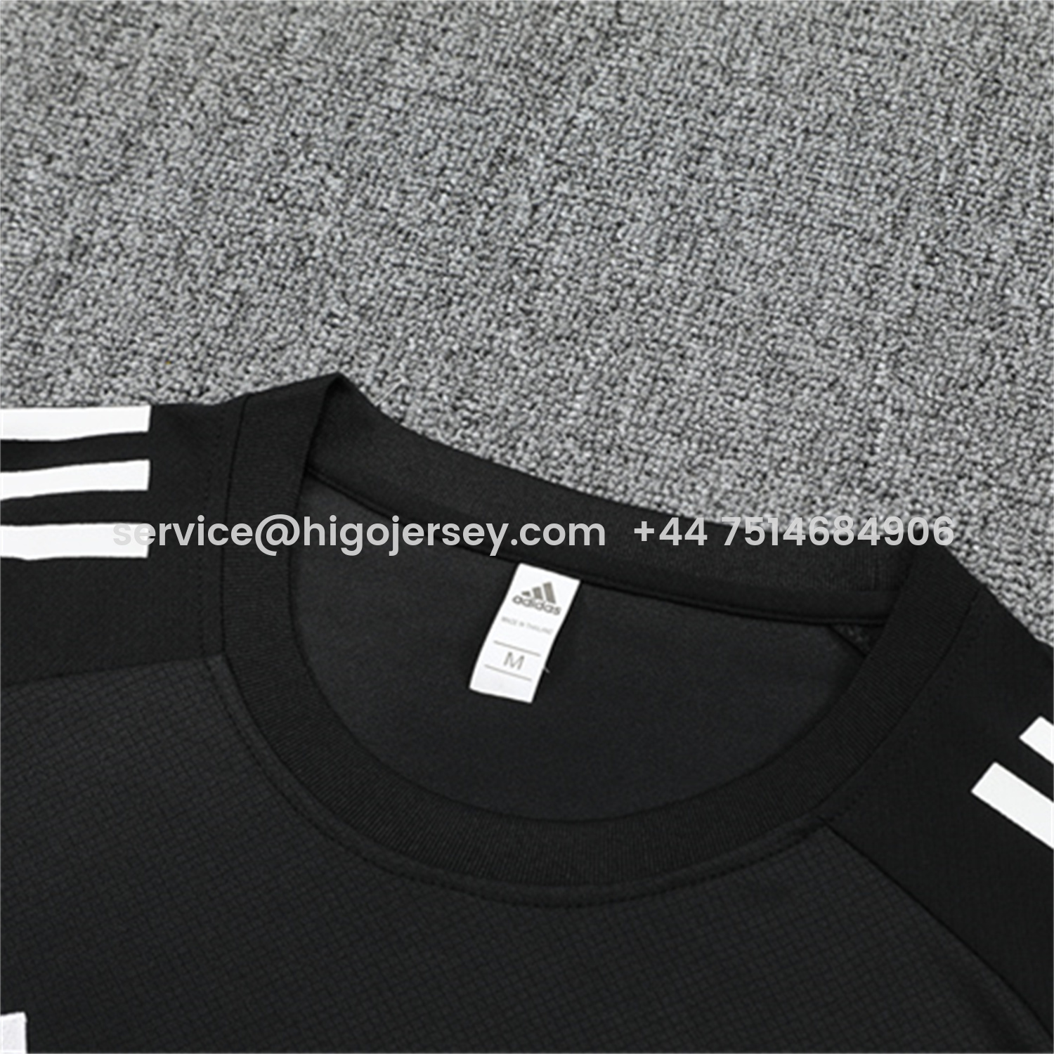 Higojerseys-Argentina 25-26 Pre-Match Short-Sleeve Training Set - Black Top & Shorts