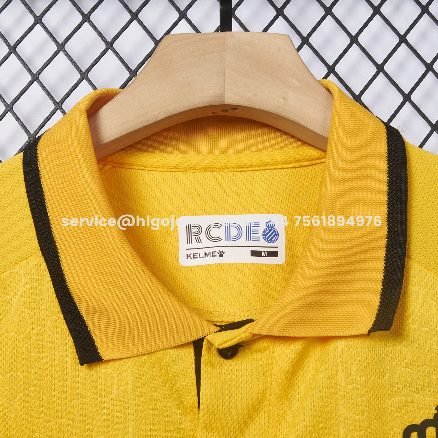 Higojerseys-RCD Espanyol 25-26 125th Anniversary Yellow Jersey - Fans Version