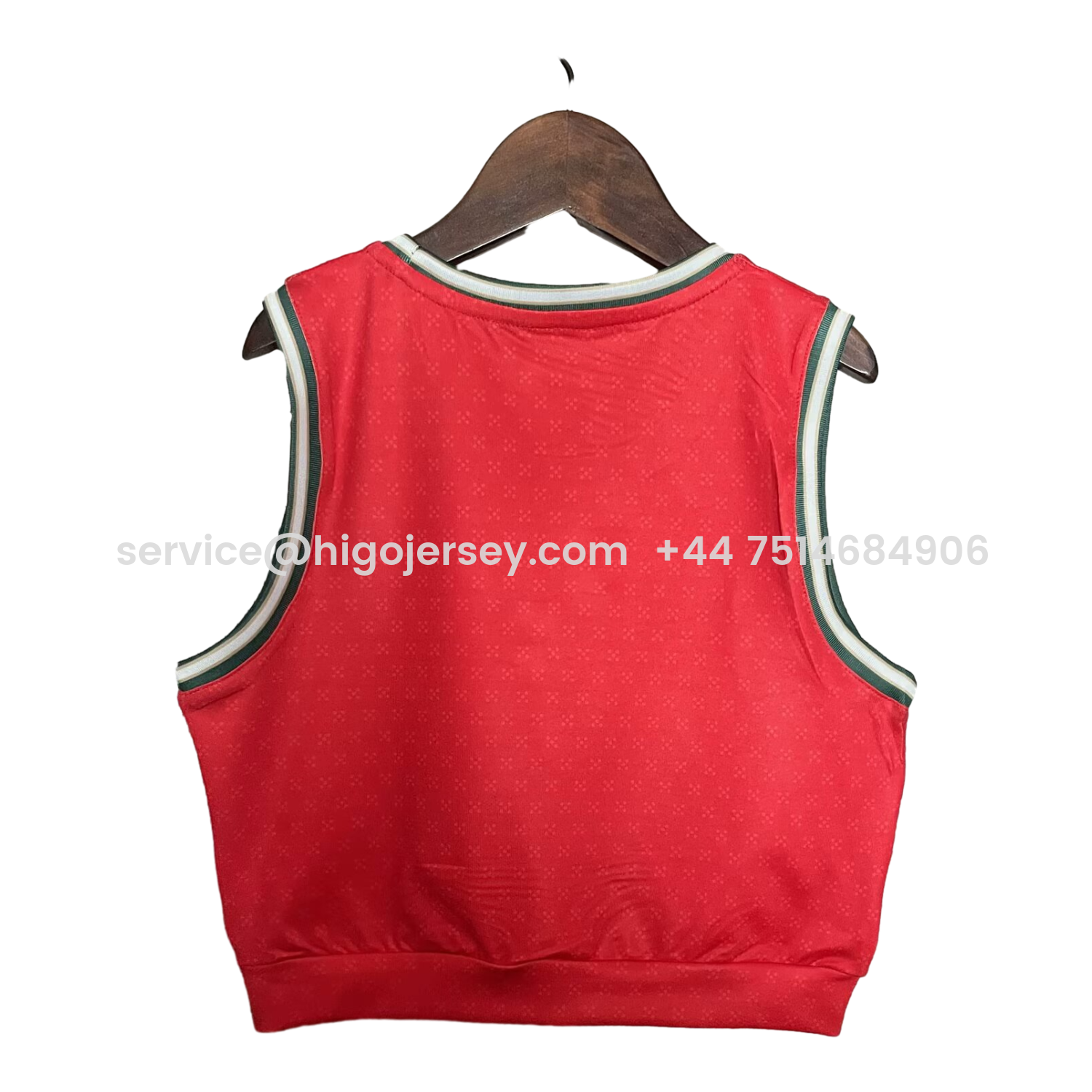 Higojerseys-Women's Portugal 25-26 Home Red Yoga Vest
