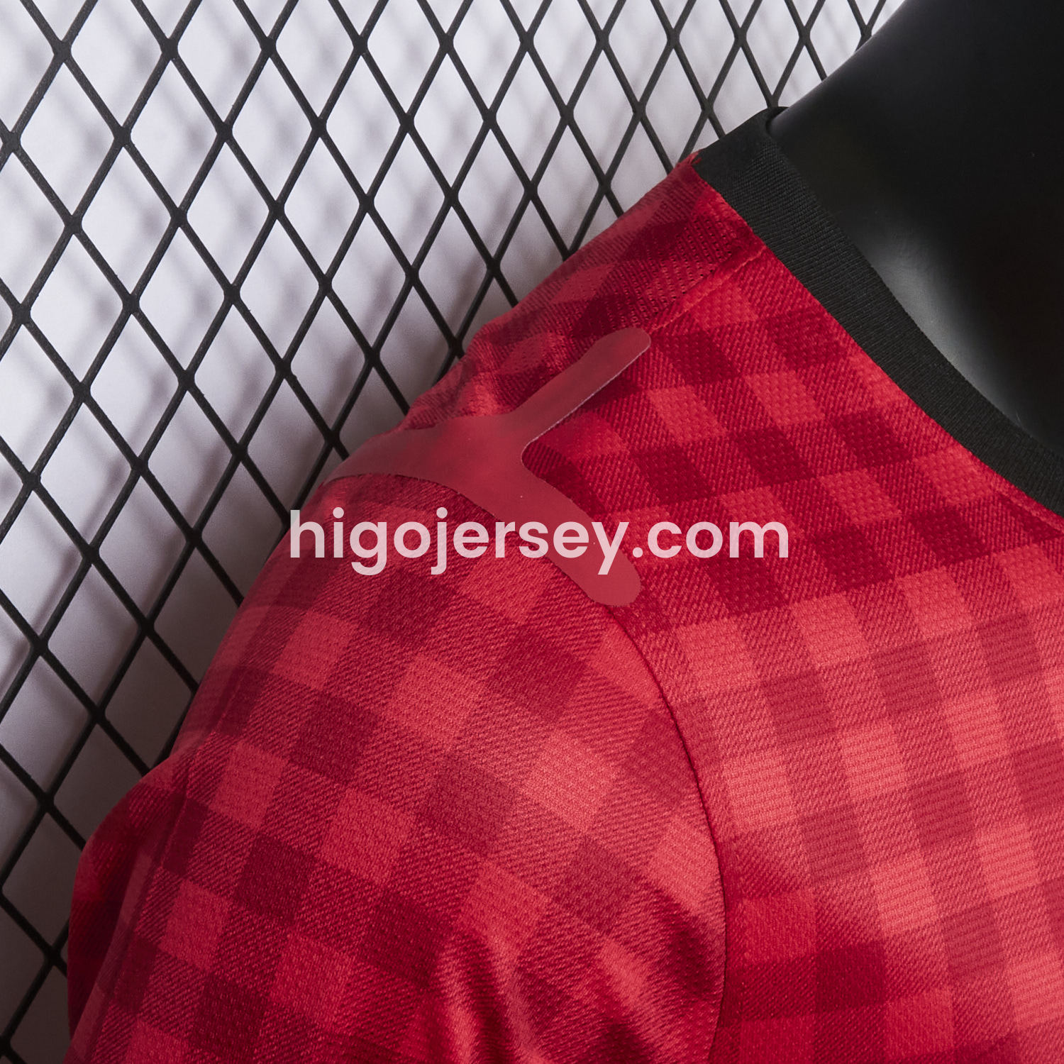 Higojerseys-Retro Manchester United 2012-13 Home Long Sleeve Jersey - Player Version