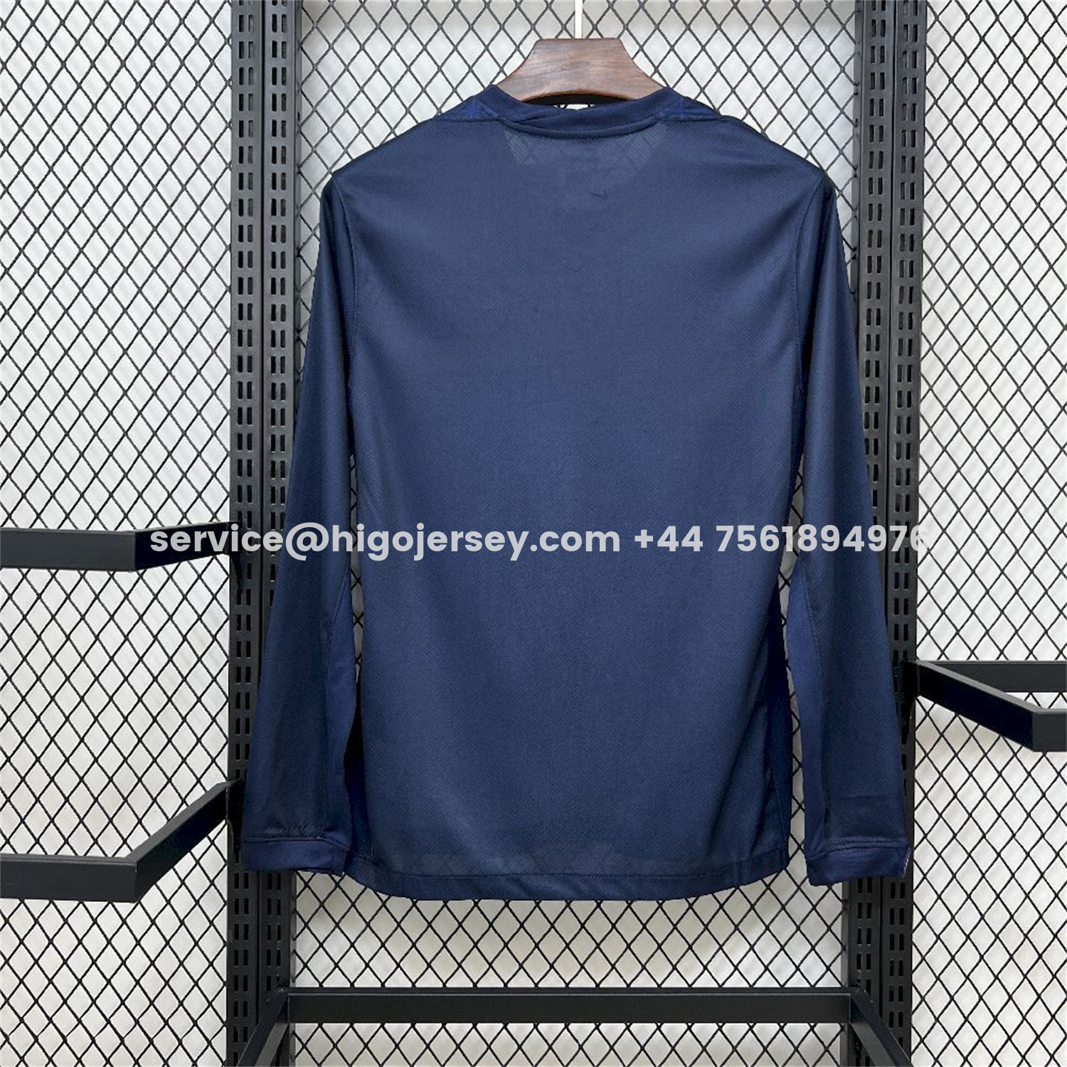 Higojerseys-Paris Saint-Germain PSG 25-26 Home Long Sleeves Jersey - Fans Version