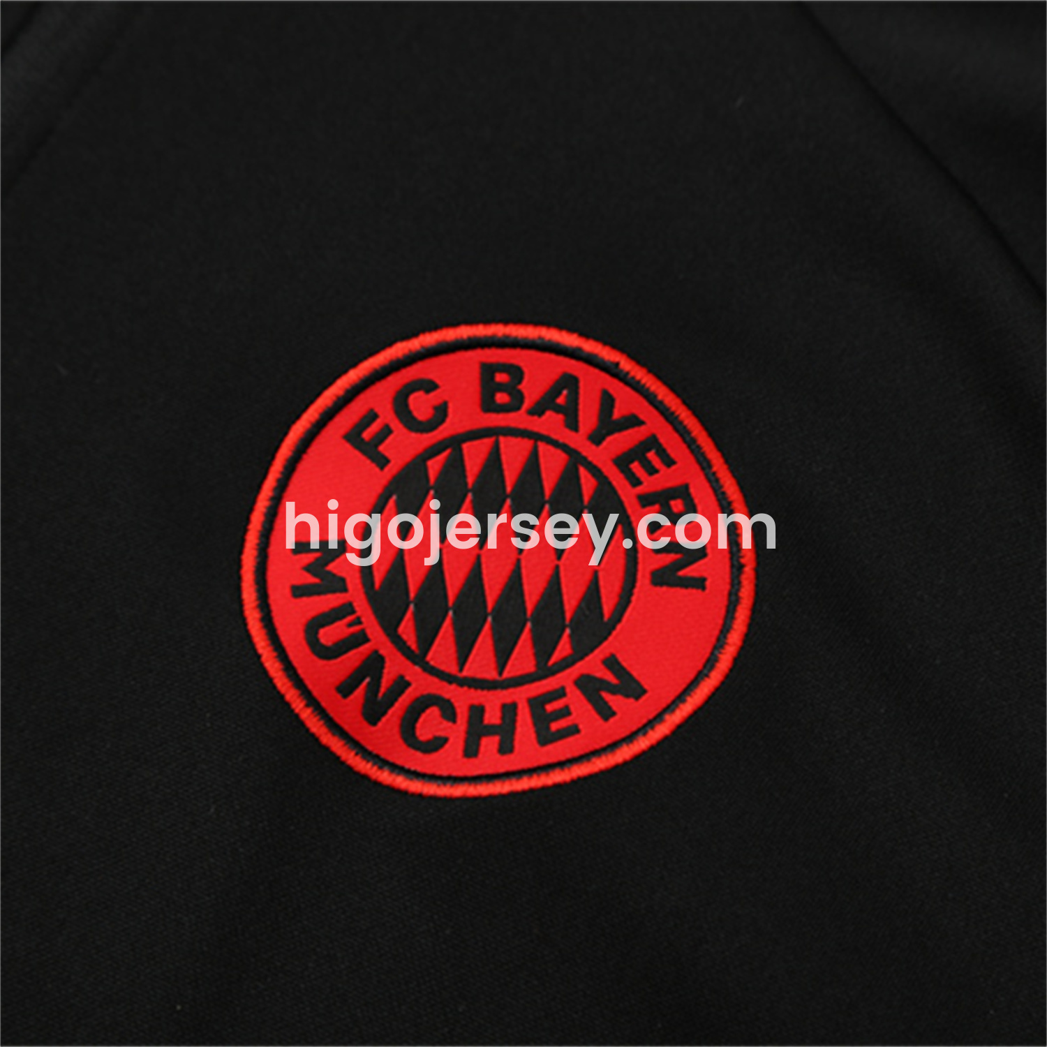 Higojerseys-Bayern Munich 25-26 Long Sleeves Training Set - Black Top & Black Pants