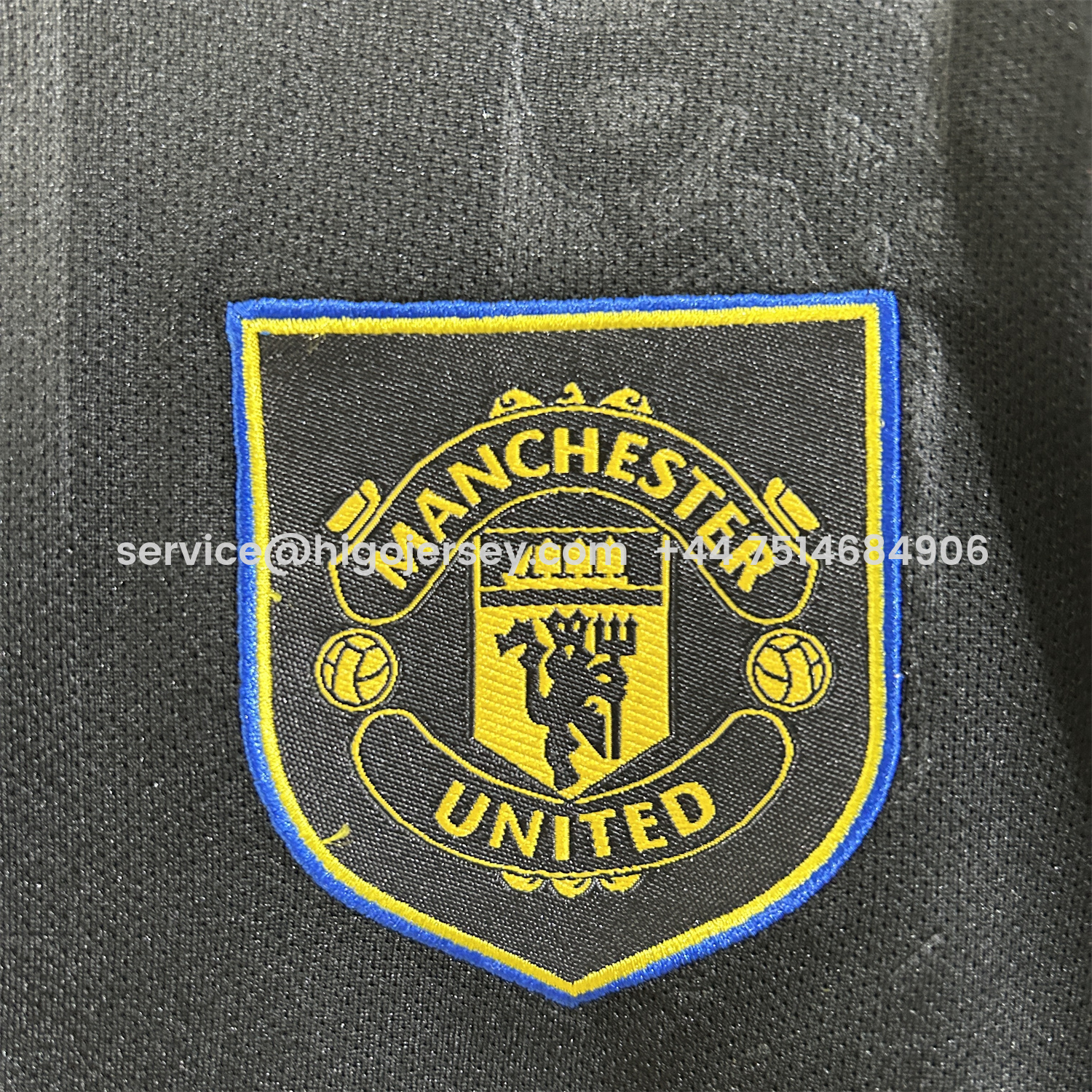 Higojerseys-Manchester United 25-26 Third Black Kids Kit
