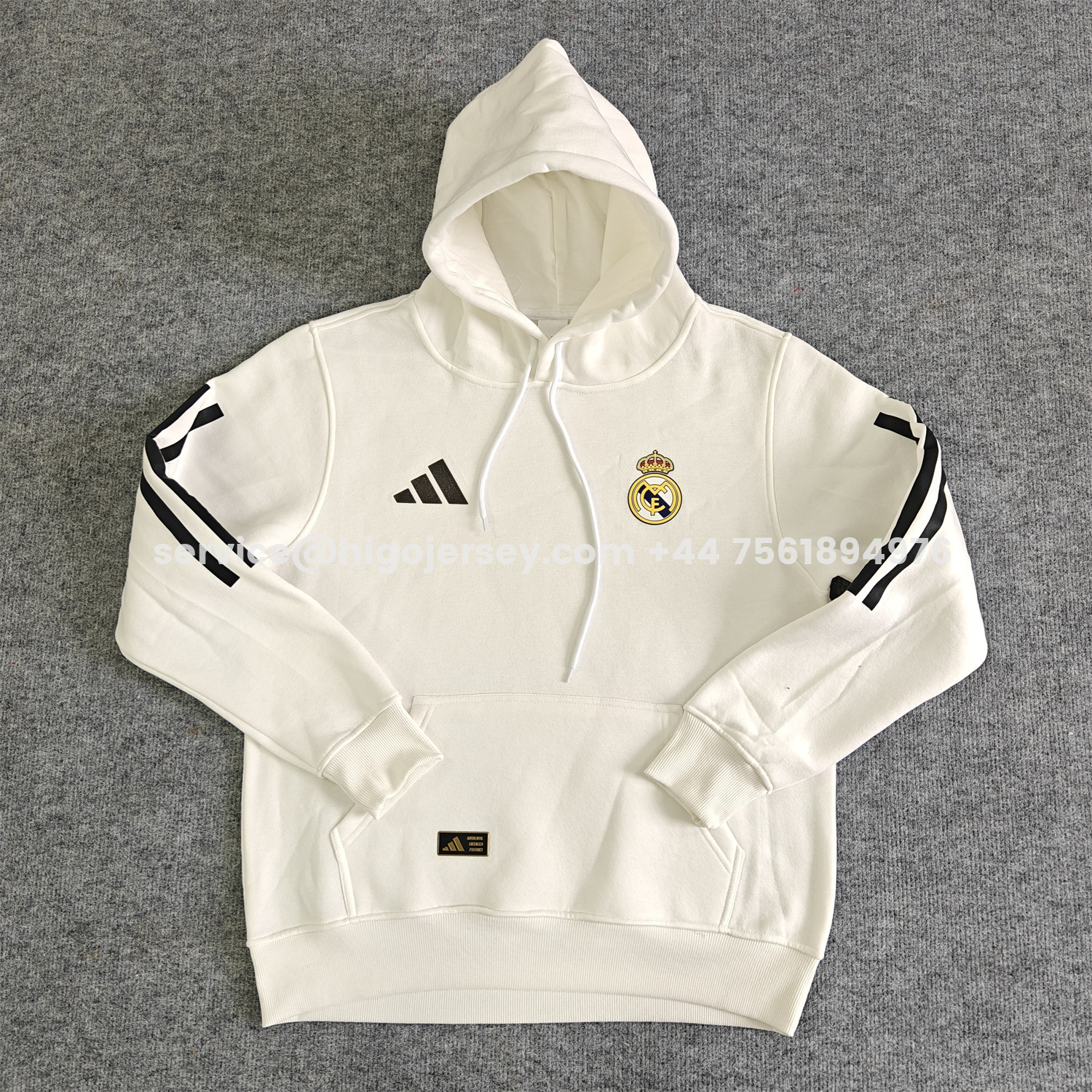 Higojerseys-Real Madrid 25-26 Home Unisex Pullover Hoodie