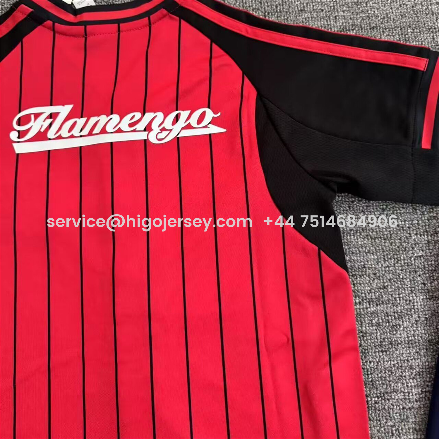 Higojerseys-Flamengo 25-26 Baseball Kids Kit