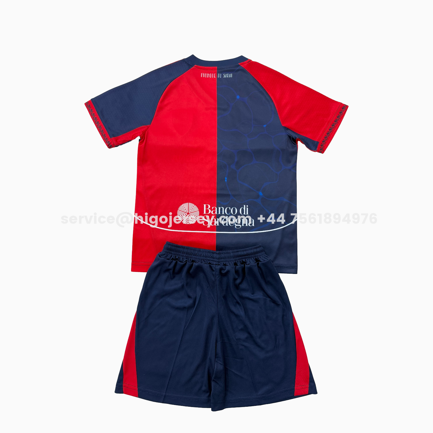 Higojerseys-Cagliari Calcio 25-26 Home Kids Kit