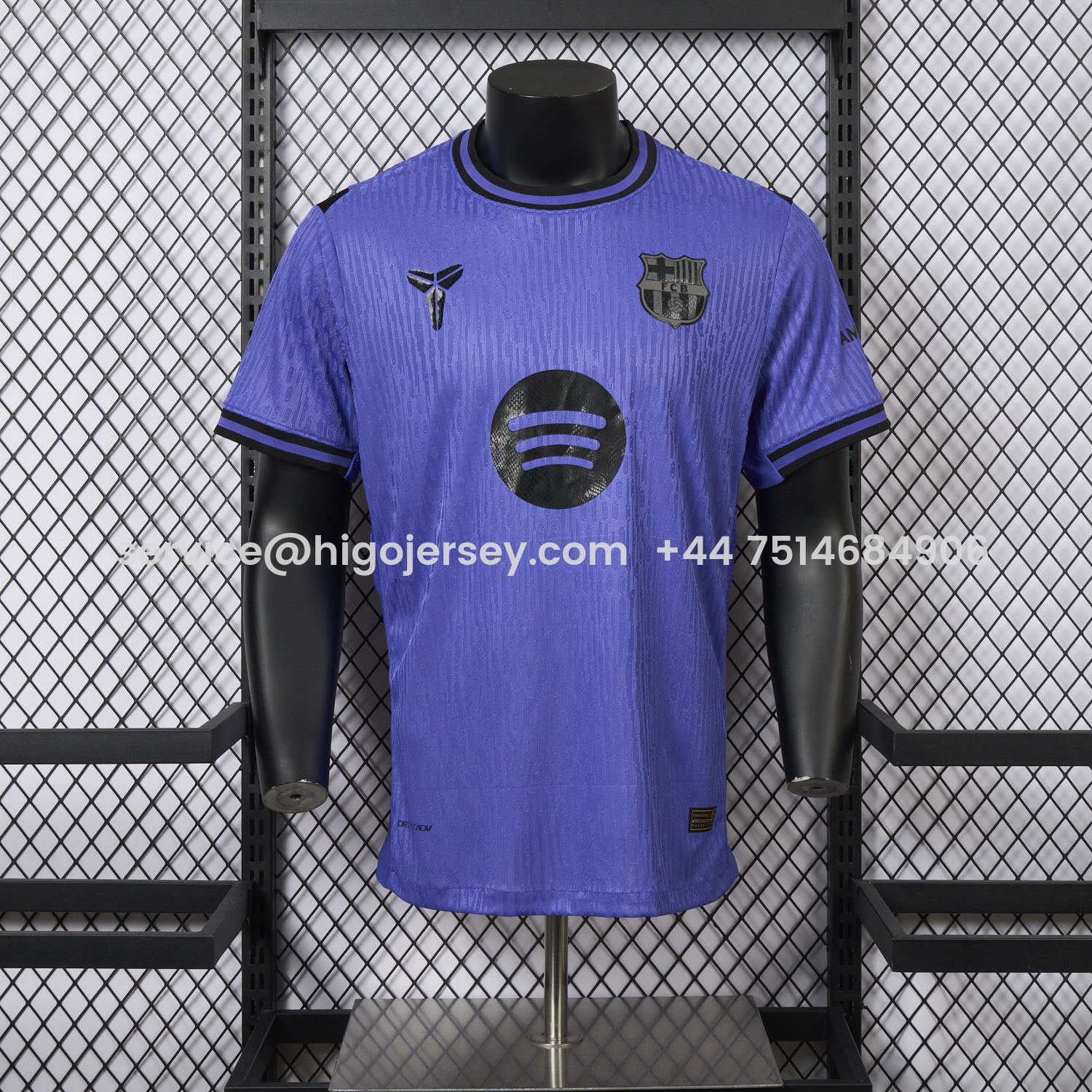 Higojerseys-Barcelona X KB 25-26 Purple Special Jersey - Player Version