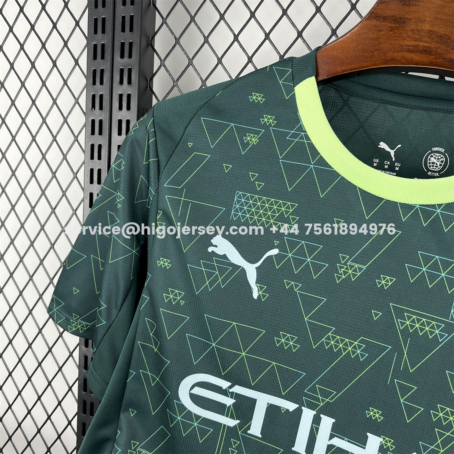 Higojerseys-Manchester City 25-26 Fourth Green Jersey - Fans Version