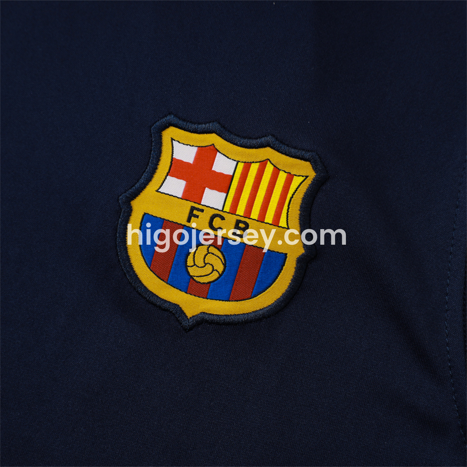 Higojerseys-Barcelona 25-26 Vest Training Set - Deep Blue Black Vest and Shorts