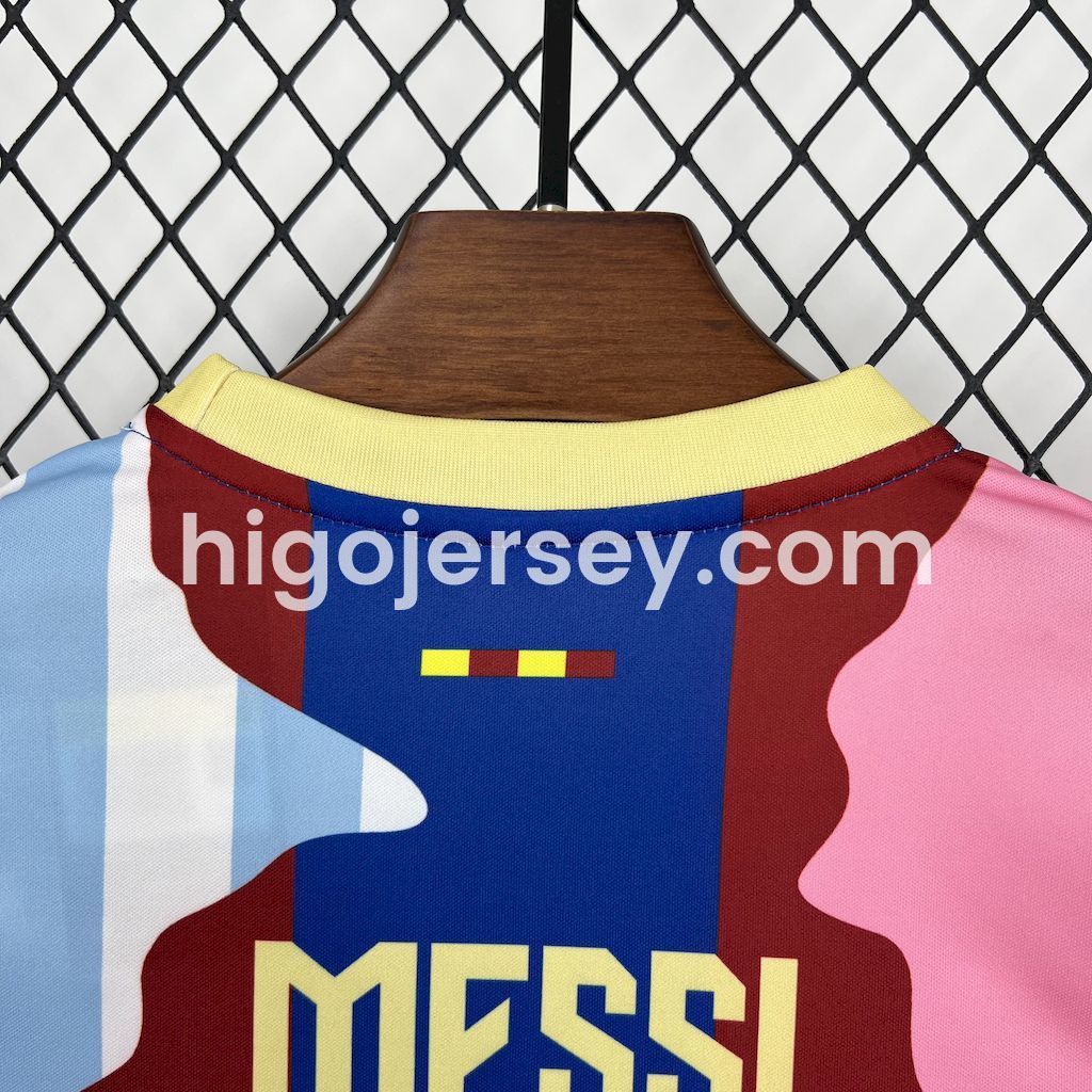 Higojerseys-Messi Career Commemorative Kids Kit with Messi #10 - Barcelona Argentina Paris Saint-Germain PSG INT M.A.M