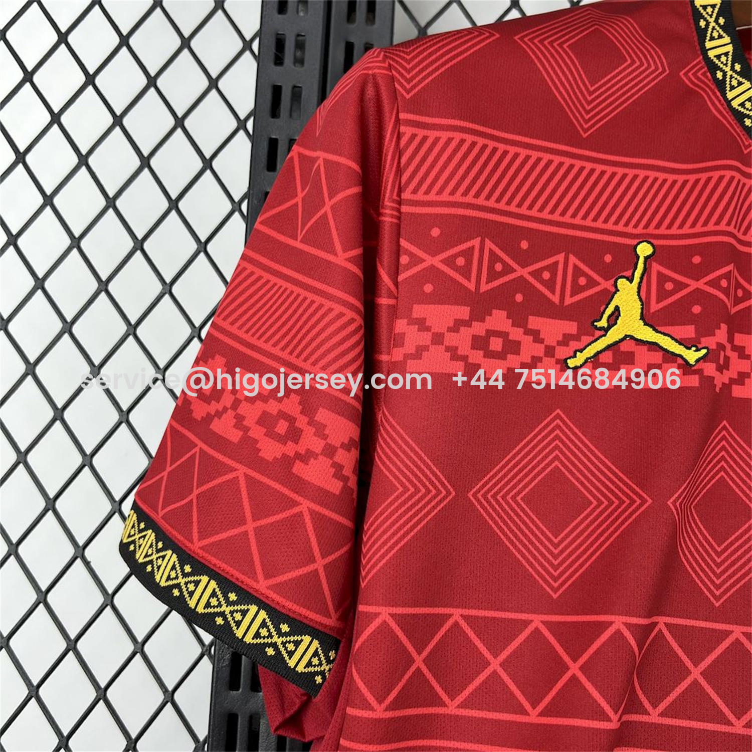 Higojerseys-Brazil 25-26 Jordan Red Special Edition Jersey - Fans Version