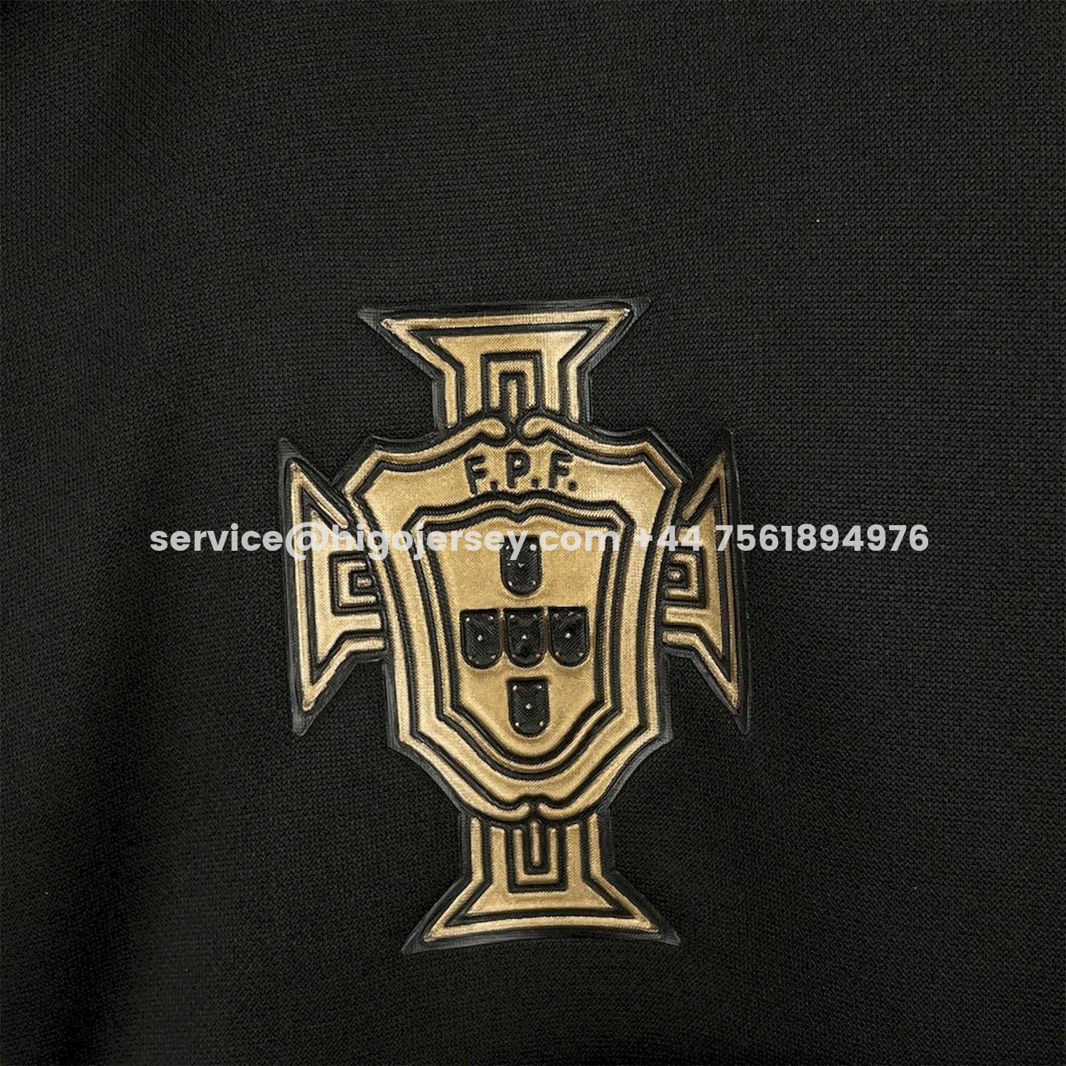 Higojerseys-Portugal 25-26 Eusebio Special Windbreaker Training Set - Black White Top and Pants