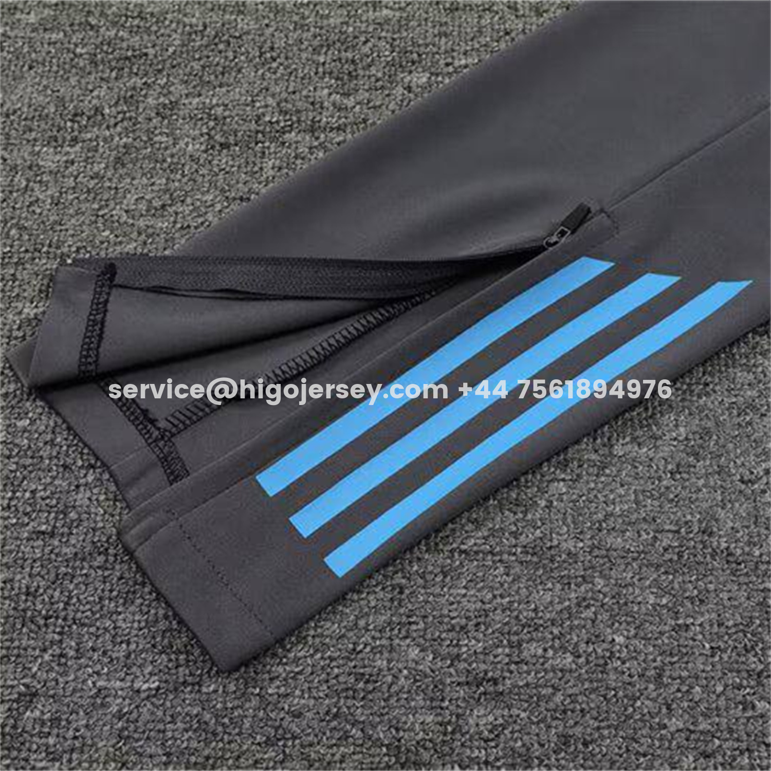 Higojerseys-Argentina 25-26 Long Sleeve Training Set - Gold Top and Grey Pants