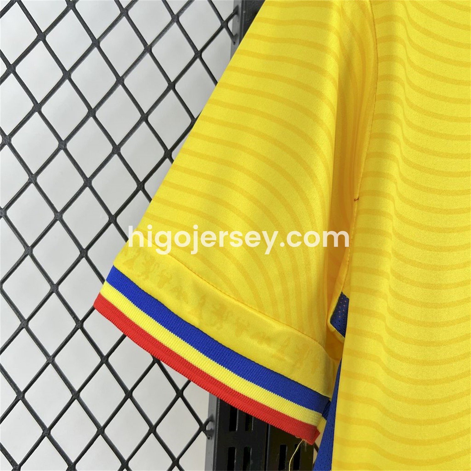 Higojerseys-Romania 2025-26 Home Jersey - Fans Version