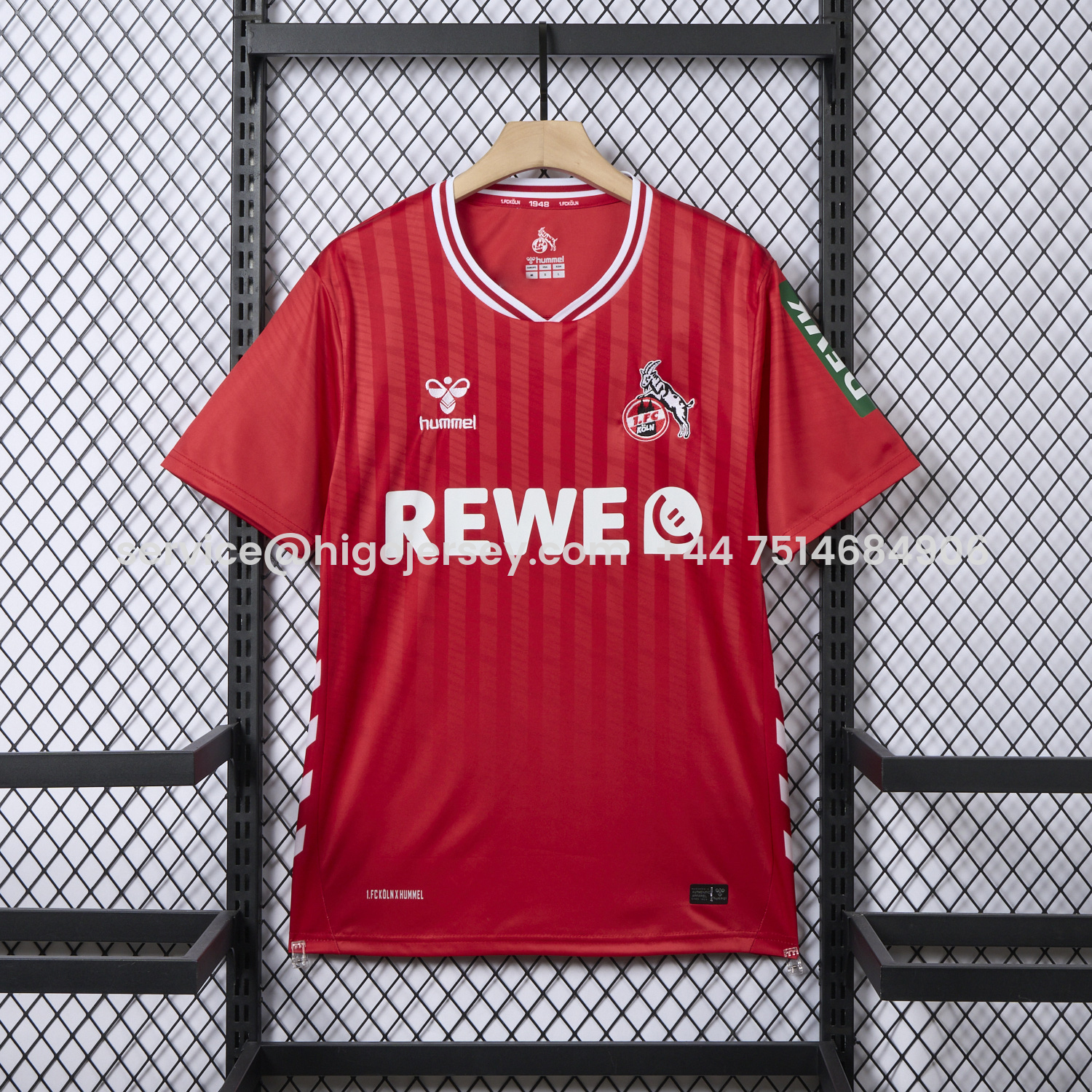 Higojerseys-Köln 25-26 Away Red Jersey - Fans Version