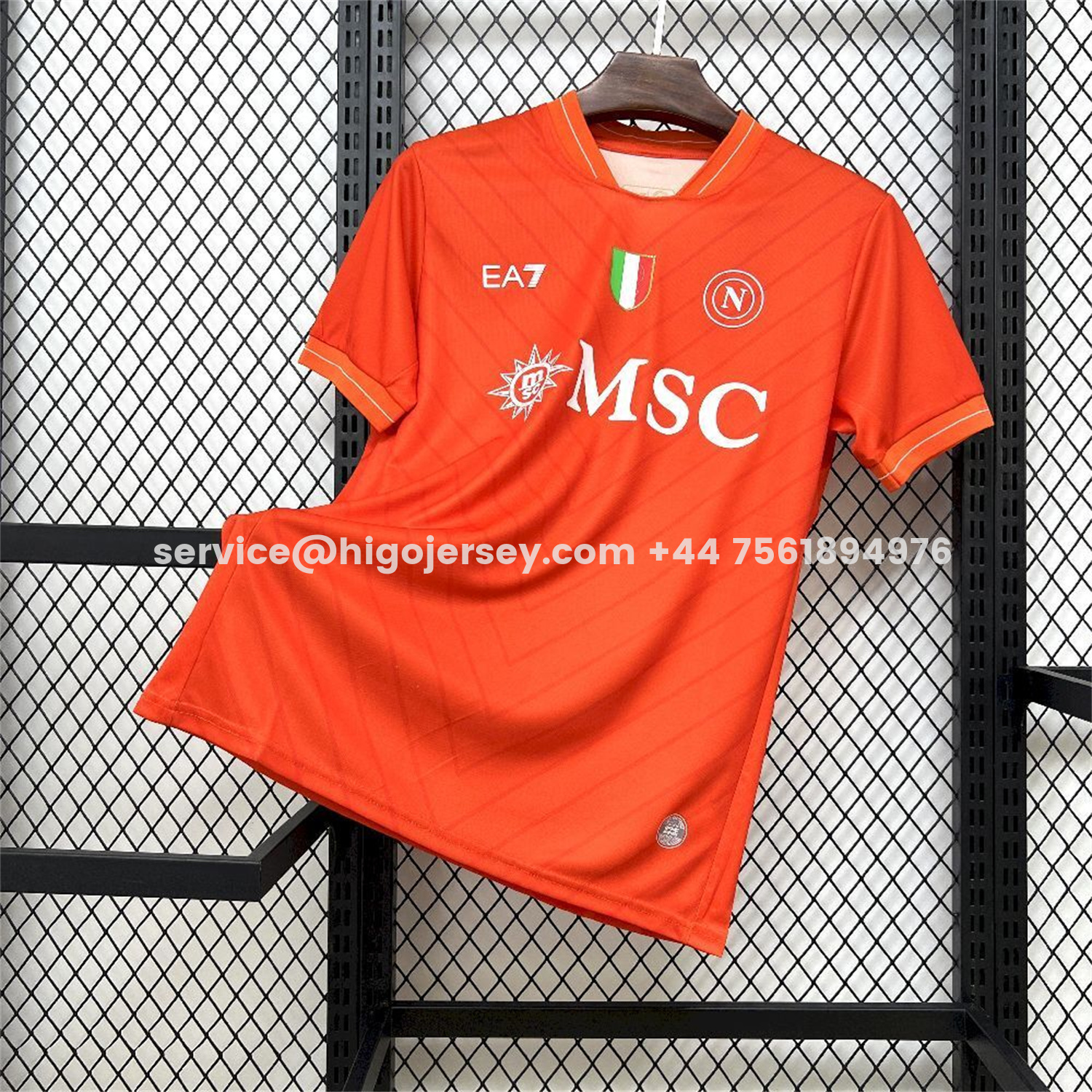 Higojerseys-Napoli 25-26 Goalkeeper Orange Jersey - Fans Version
