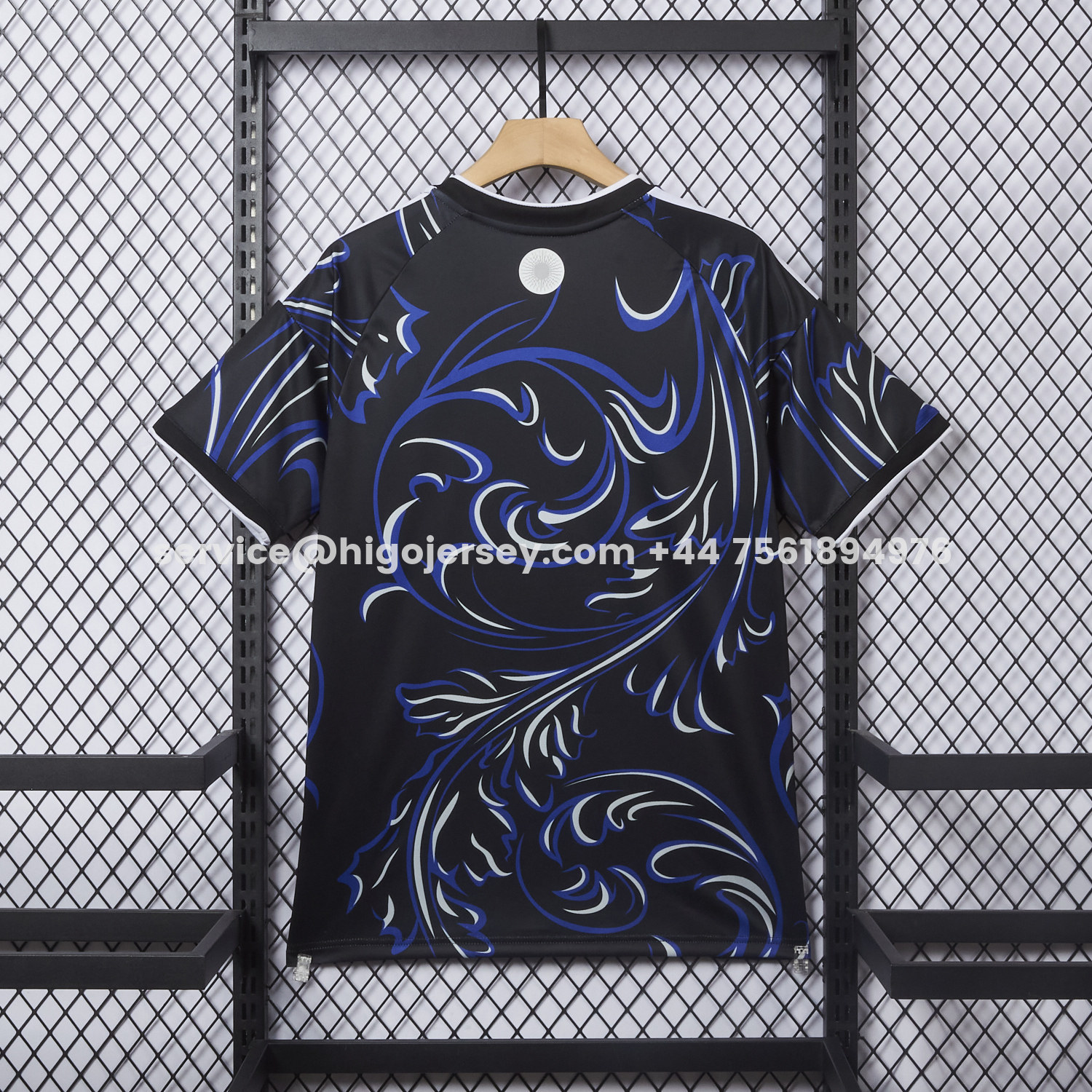 Higojerseys-Argentina 2026 Away Deep Blue Jersey - Fans Version