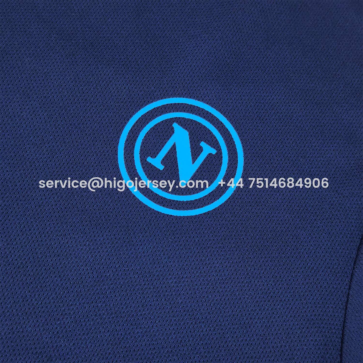 Higojerseys-Napoli 25-26 KDB Special Commemorative Blue T-Shirt