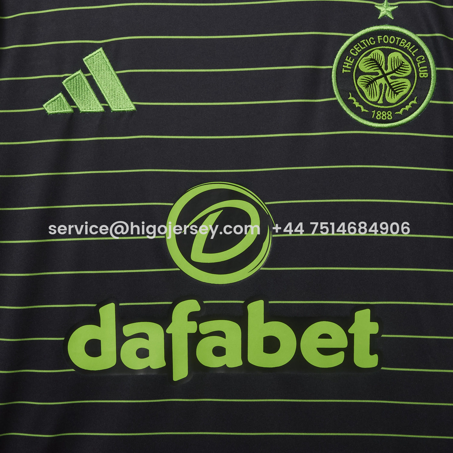 Higojerseys-Celtic 25-26 Away Green Jersey - Fans Version