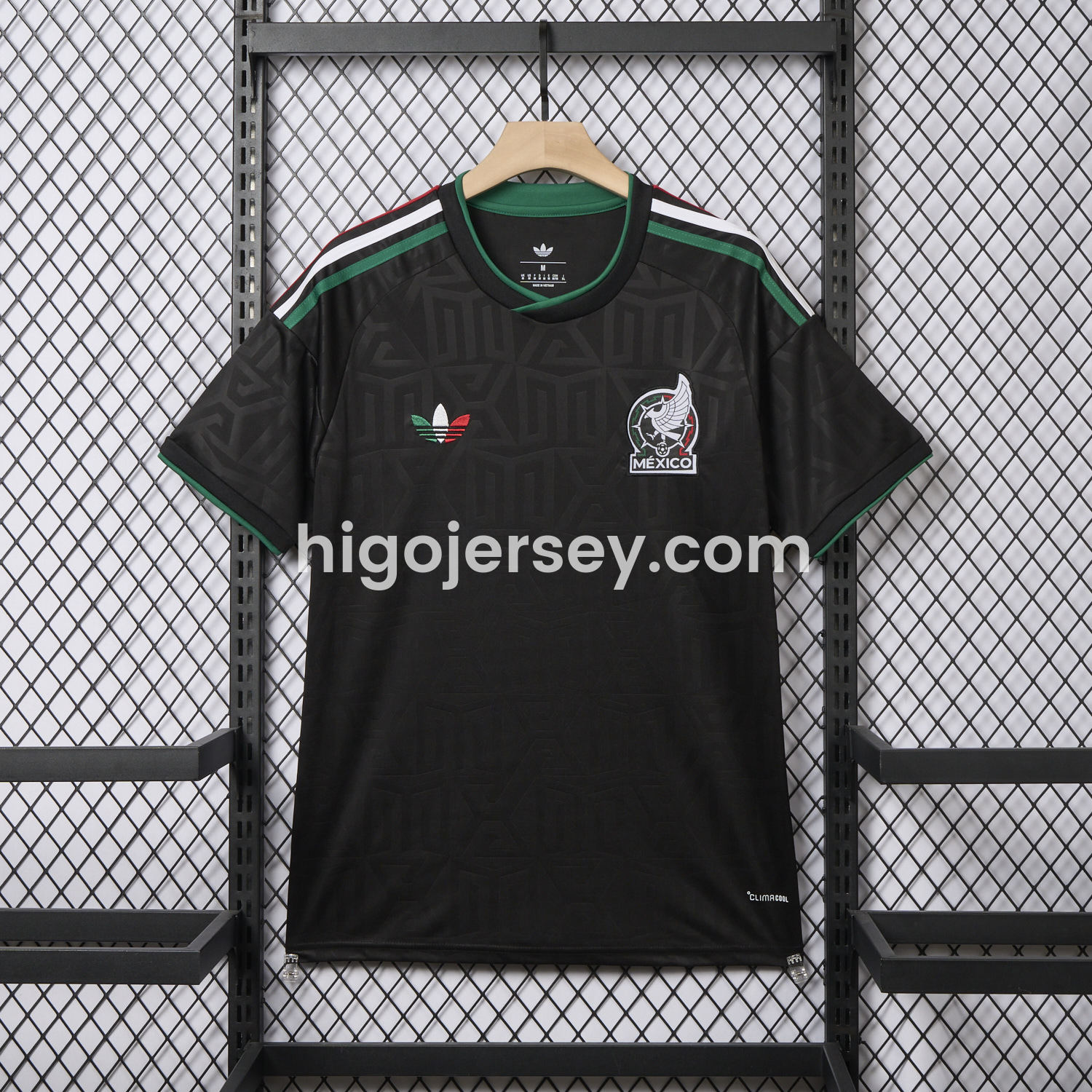 Higojerseys-Mexico 25-26 Thire Colors Trefoil Black Special Jersey - Fans Version