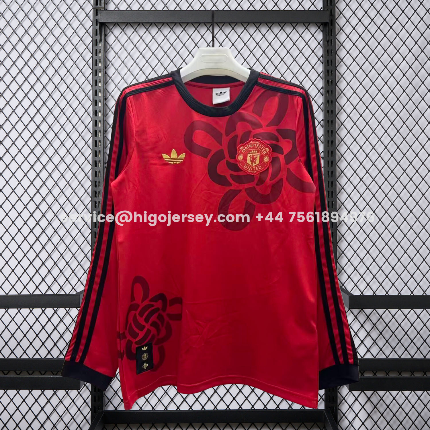 Higojerseys-Manchester United 25-26 Chinese Knot Red Special Long Sleeves Jersey - Fans Version