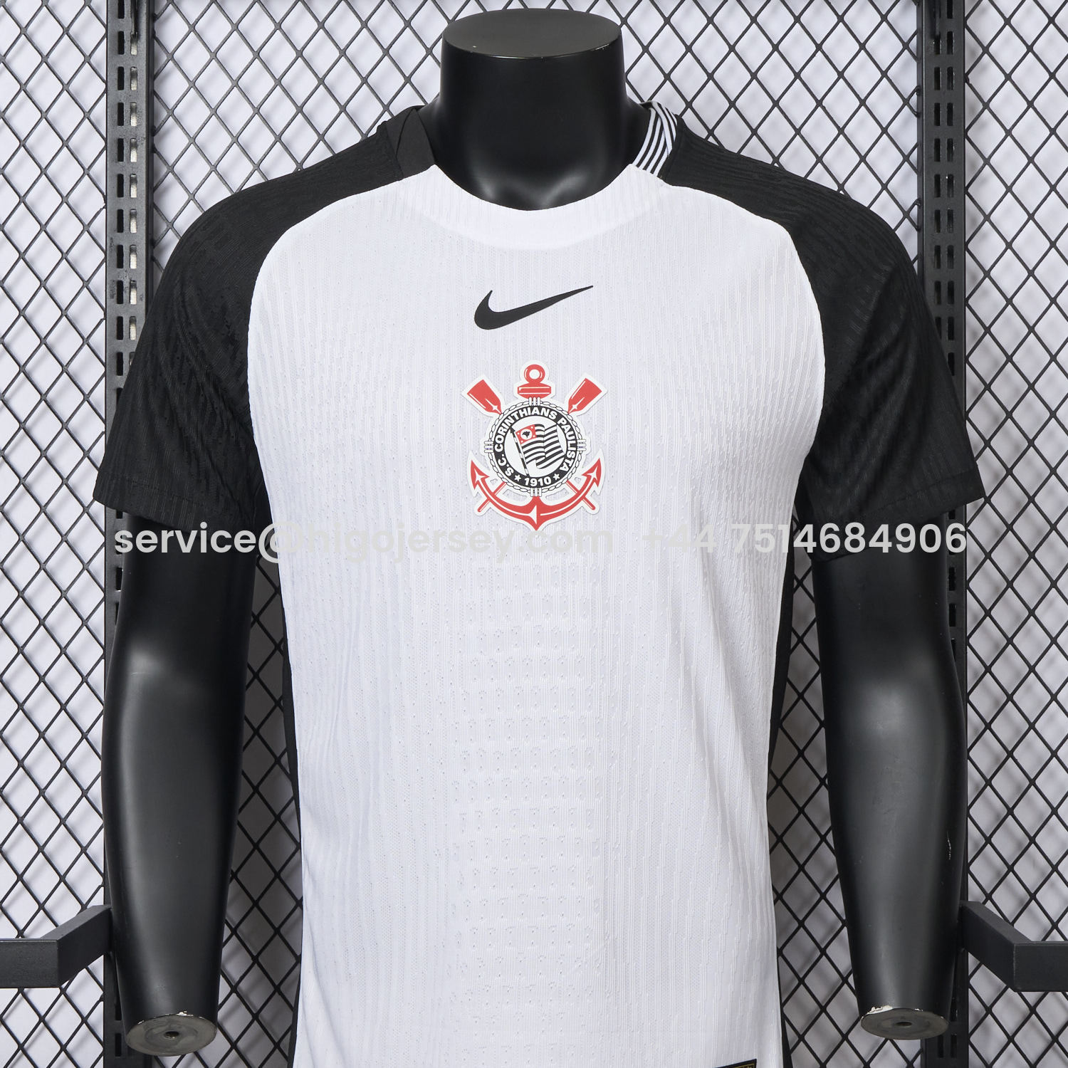 Higojerseys-Corinthians 25-26 White Home Jersey - Player Version