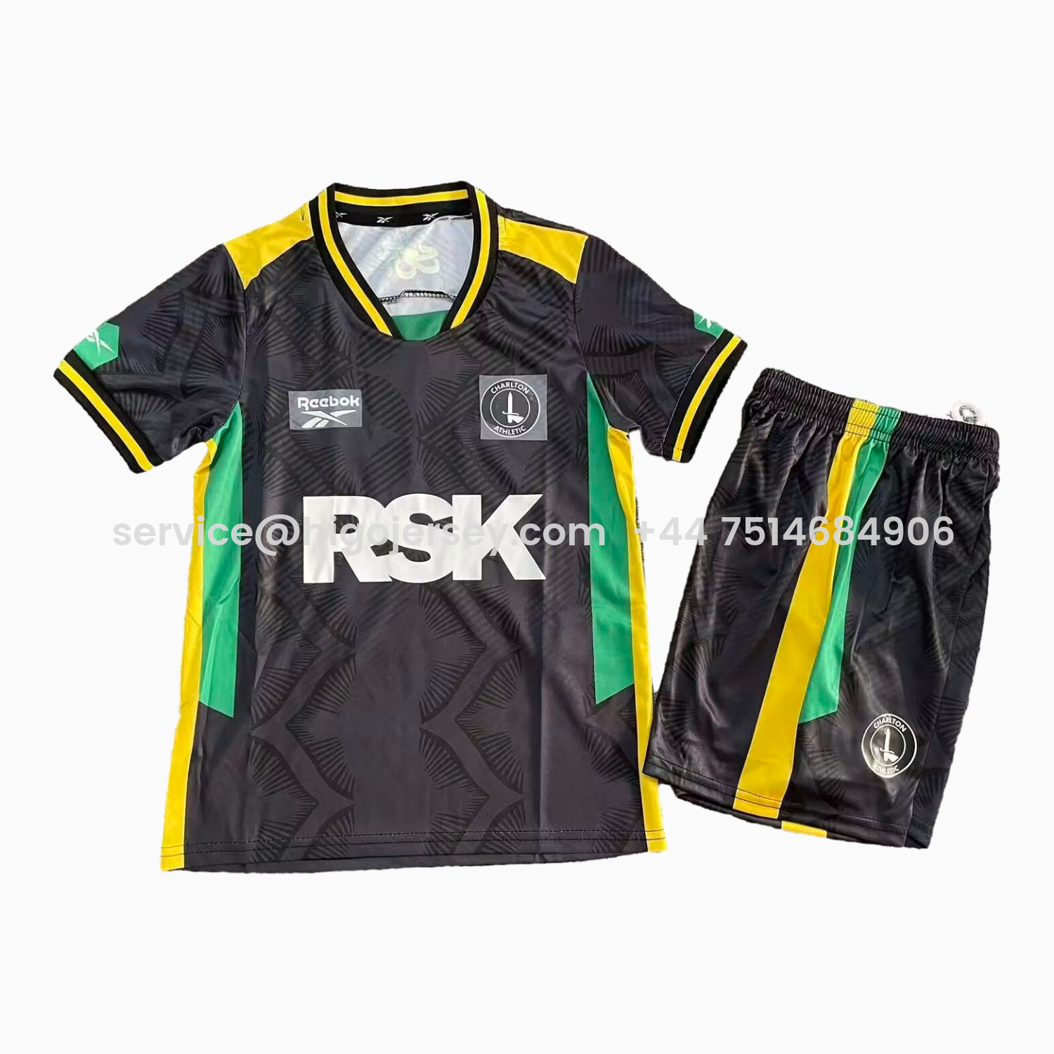 Higojerseys-Charlton Athletic 25-26 Third Kids Kit