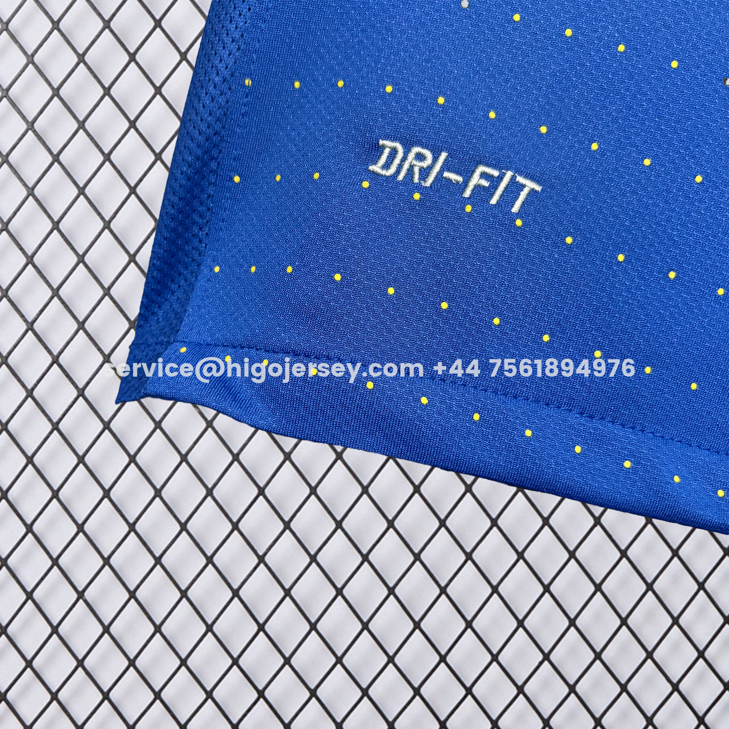 Higojerseys-Retro Brazil 2010 Away Blue Jersey