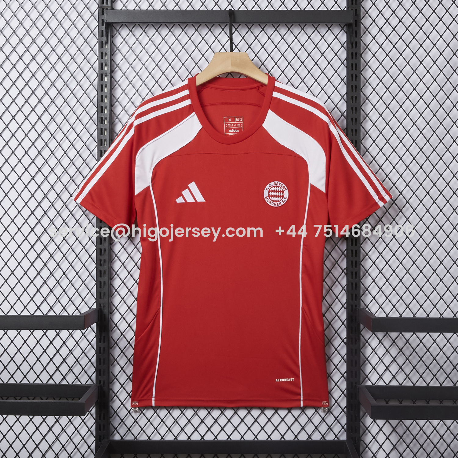 Higojerseys-Bayern Munich 25-26 Red Urban Purist T-Shirt - Fans Version