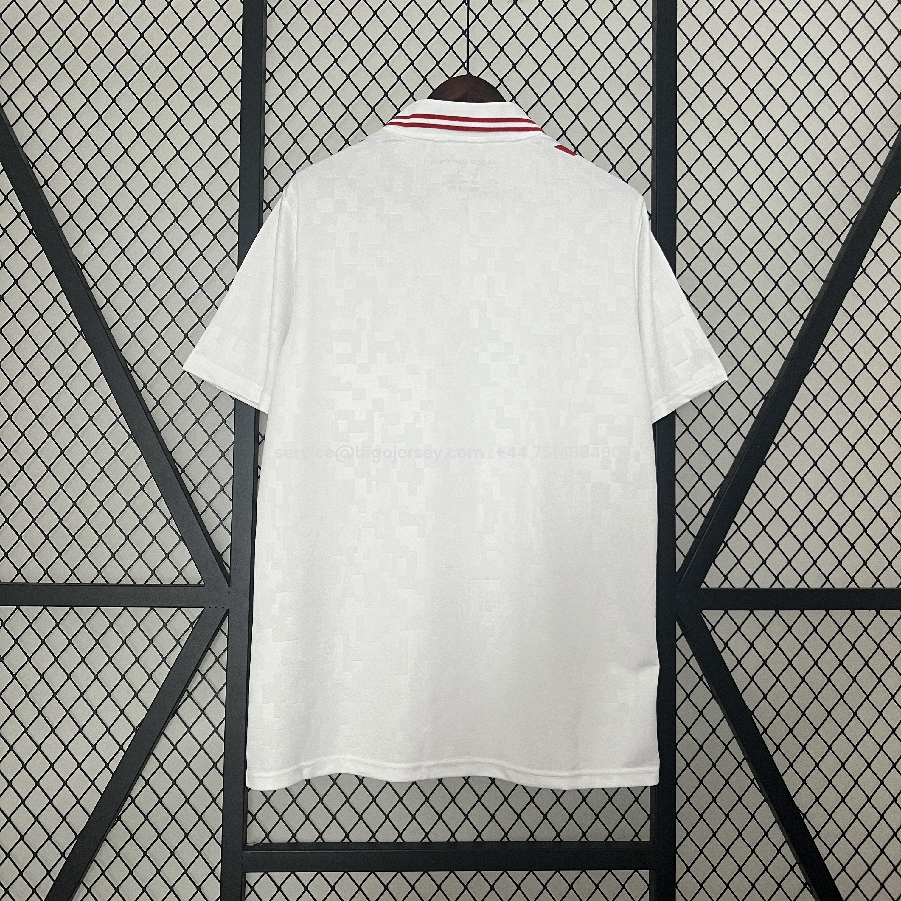 Higojerseys-Denmark 2024 Away Stadium Jersey - Fans Version