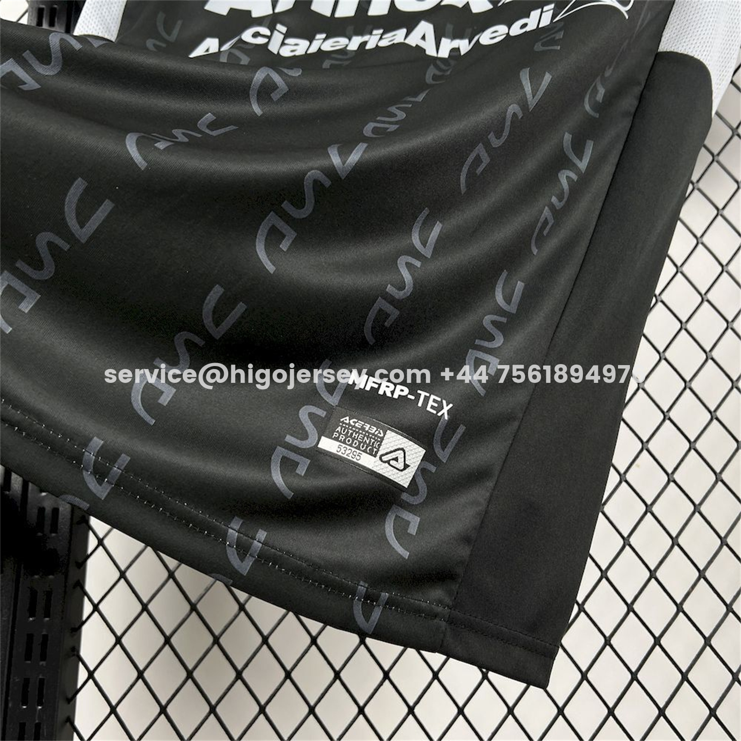 Higojerseys-Cremonese 25-26 Third Black Jersey - Fans Version