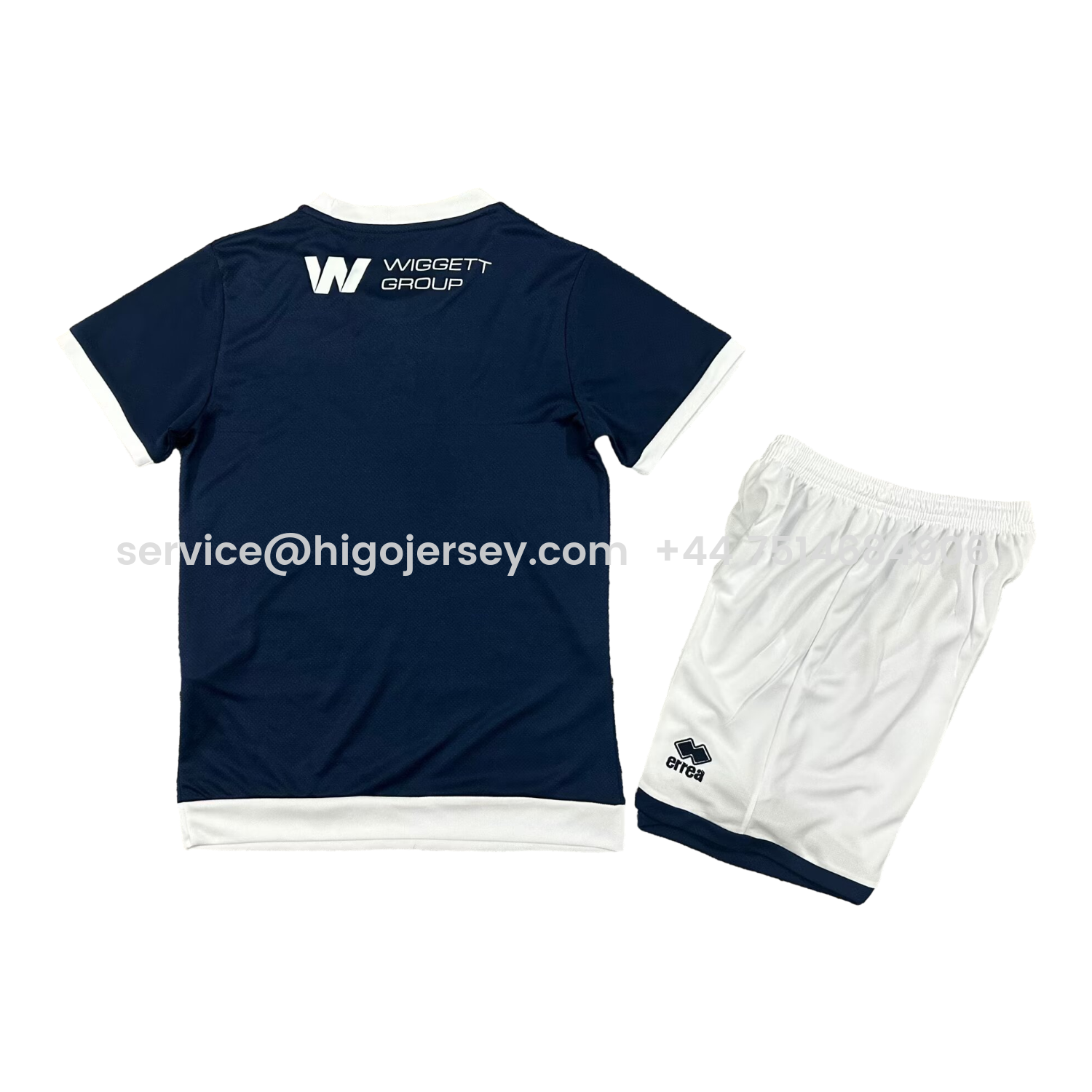 Higojerseys-Millwall 25-26 Home Kids Kit