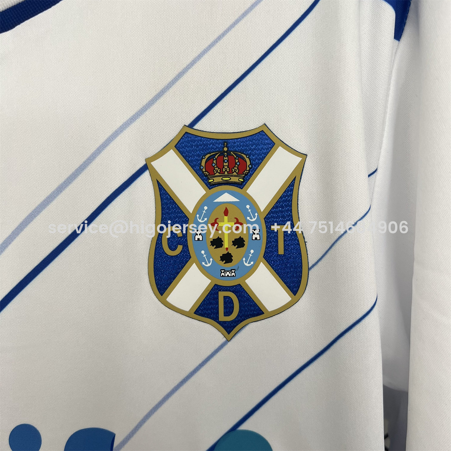 Higojerseys-Tenerife 25-26 Home Jersey - Fans Version