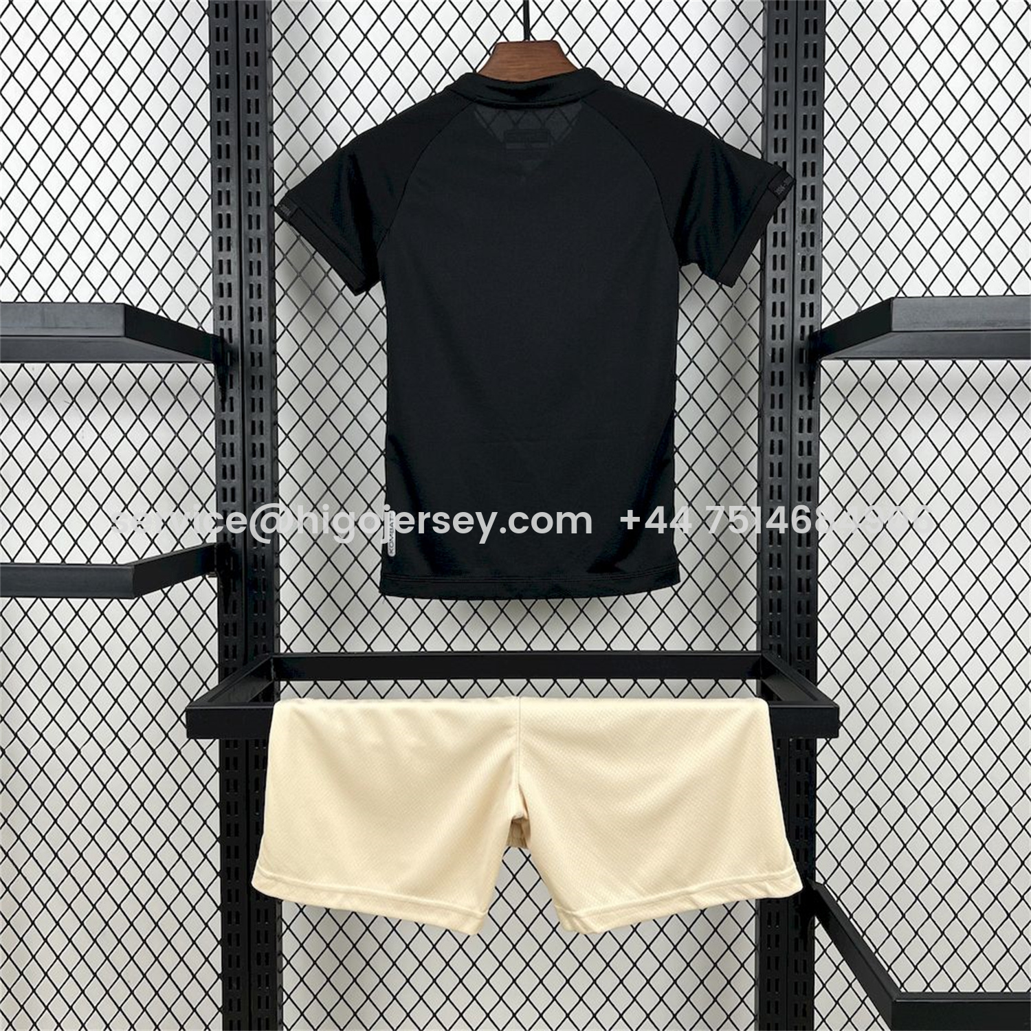 Higojerseys-Vasco da Gama 24-25 Black Special Edition Kids Kit