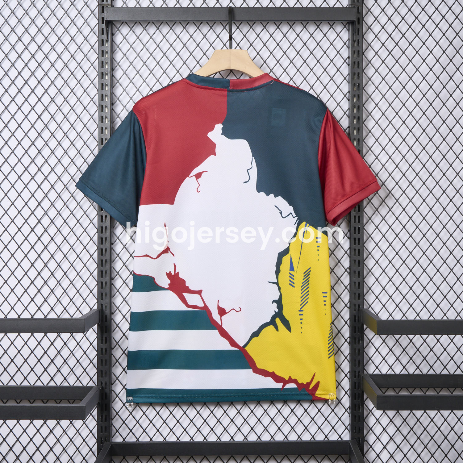 Higojerseys-Cristiano Ronaldo Career Commemorative Jersey Real Madrid Juventus Portugal Manchester United Al Nassr Sporting CP - Fans Version