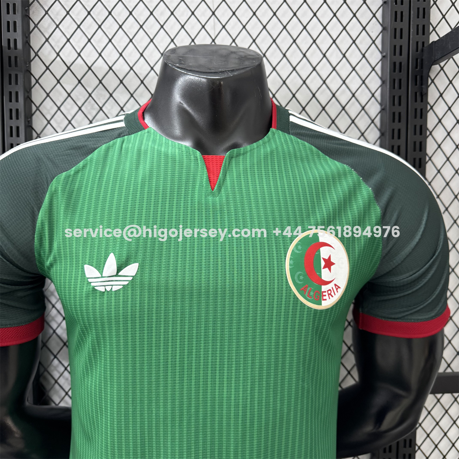 Higojerseys-Algeria 2026 Away Green Jersey - Player Version