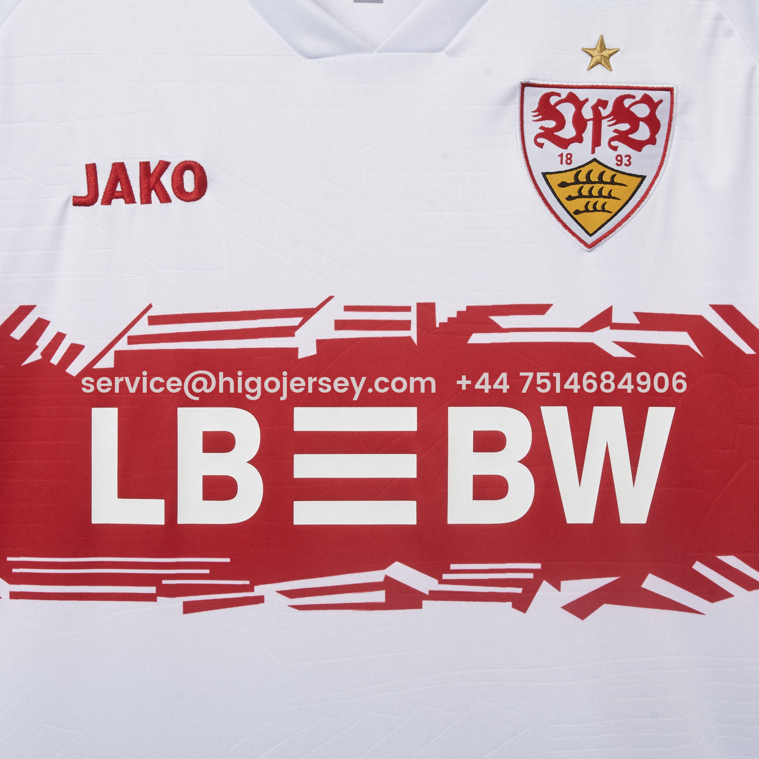 Higojerseys-VfB Stuttgart 25-26 Home Jersey - Fans Version