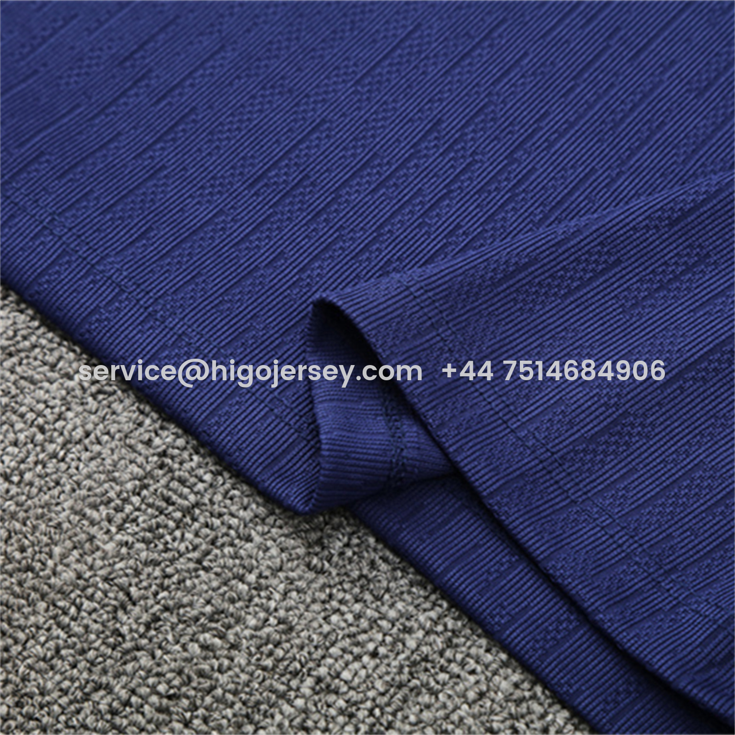 Higojerseys-Barcelona 25-26 Long Sleeve Training Set - Royal Blue Top Yellow Sponsor & Royal Blue Pants