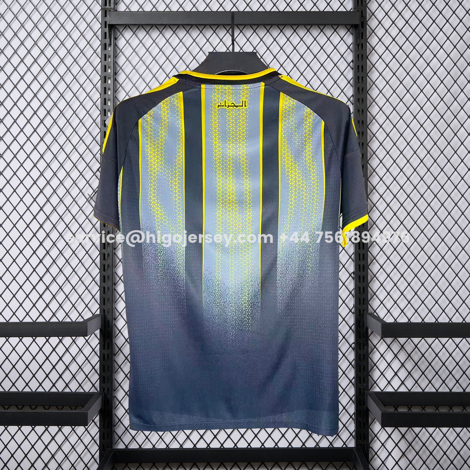 Higojerseys-Algeria 2026 Training Grey Jersey - Fans Version