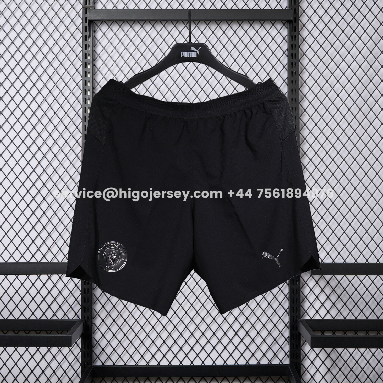 Higojerseys-Manchester City 25-26 Away Black Shorts - Player Version