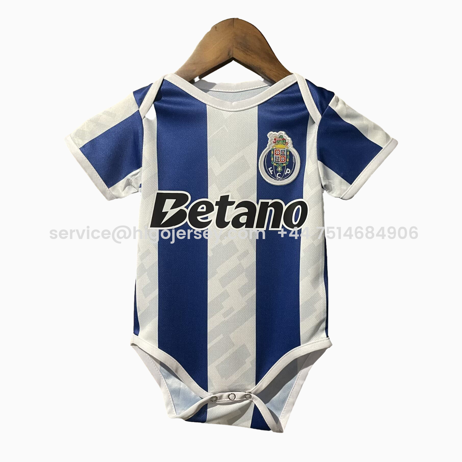 Higojerseys-Porto 25-26 Home Baby Crawling Suit