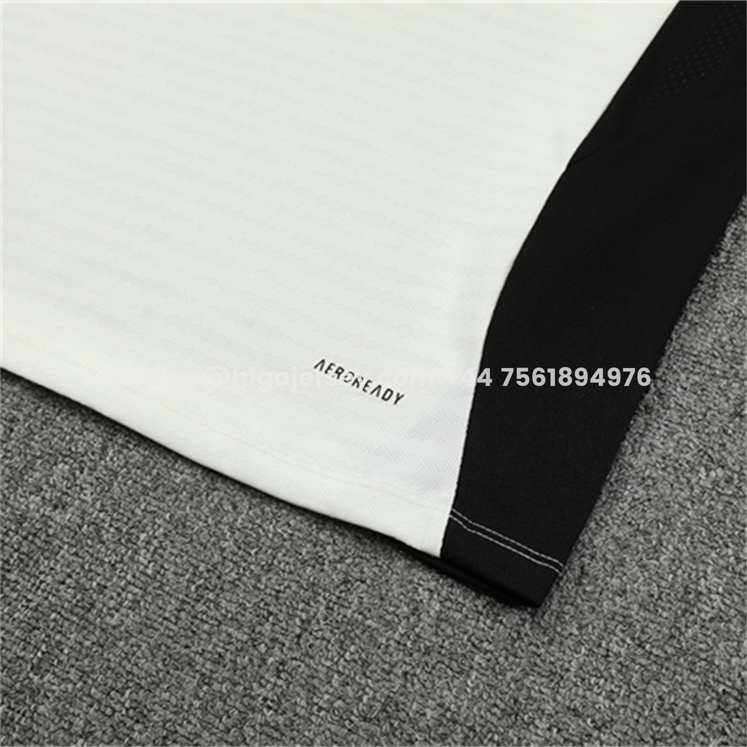 Higojerseys-Liver.pool 25-26 Long Sleeve Training Set - Player Version - White Top & Black Pants