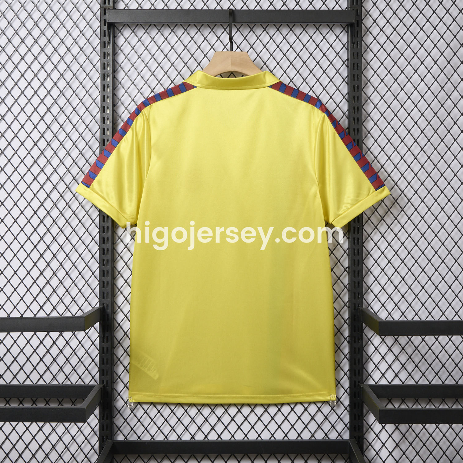 Higojerseys-Retro Barcelona 1982-84 Away Yellow Jersey