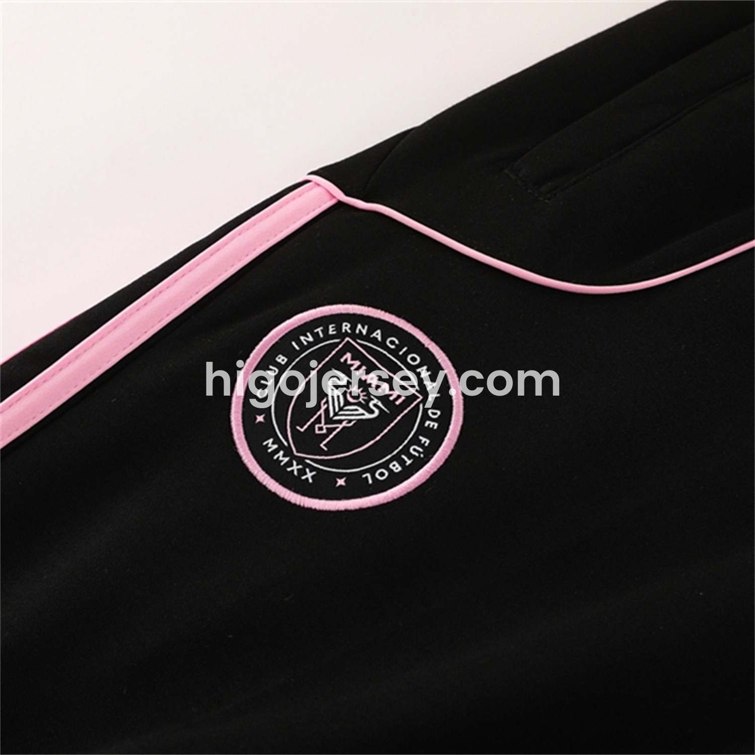 Higojerseys-INT M.A.M 25-26 Long Sleeves Training Hoodie Set - Black Hoodie + Pants