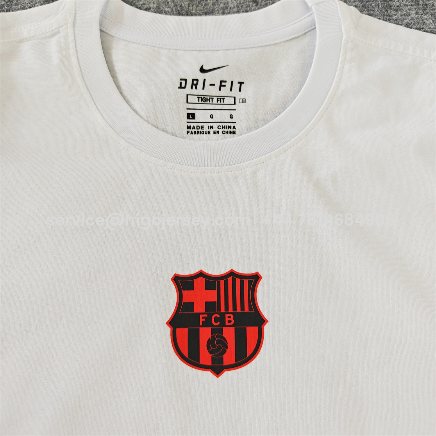 Higojerseys-Barcelona Més Que Un Club Skateboard Aesthetics T-shirt【White】