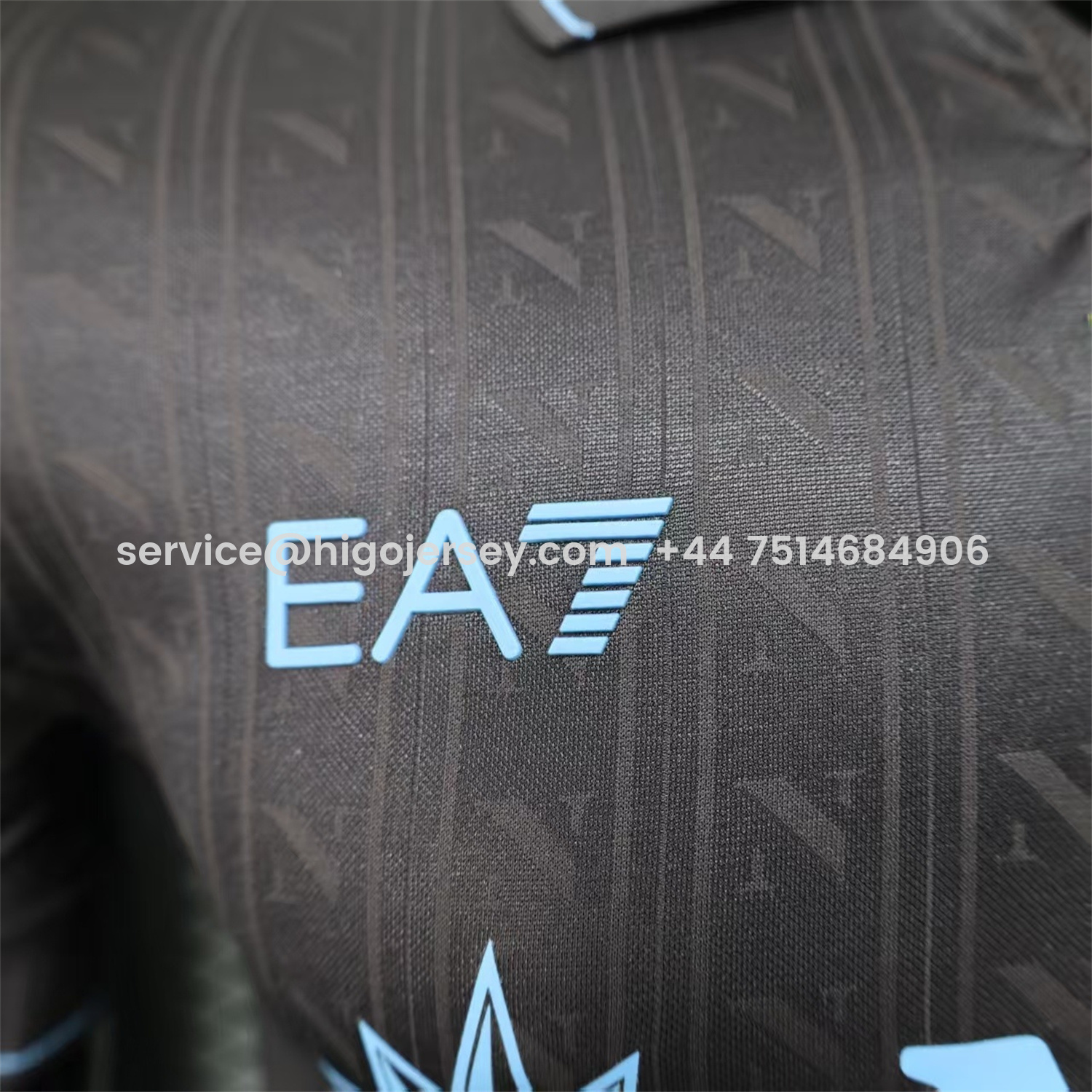 Higojerseys-Napoli 25-26 Third Black Jersey - Player Version