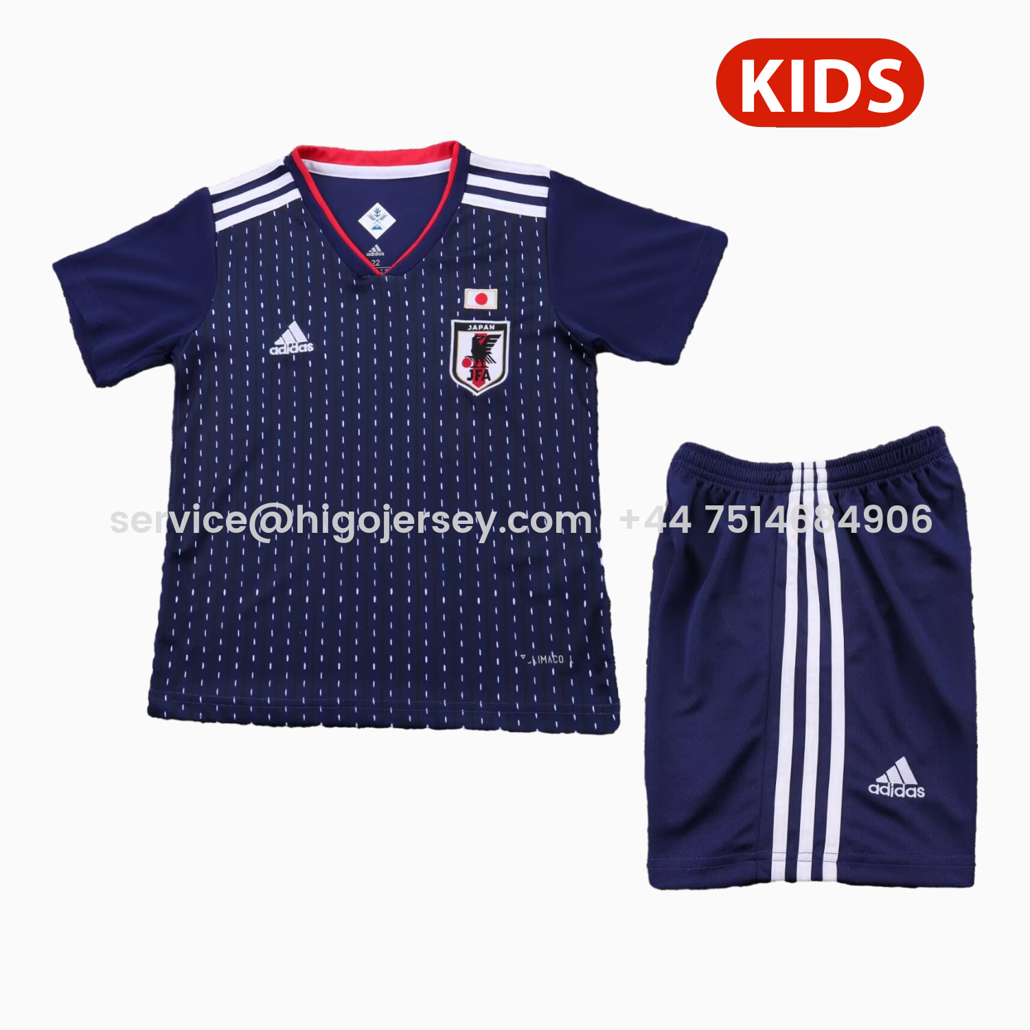 Higojerseys-Retro Japan 2018 Home Kids Kit