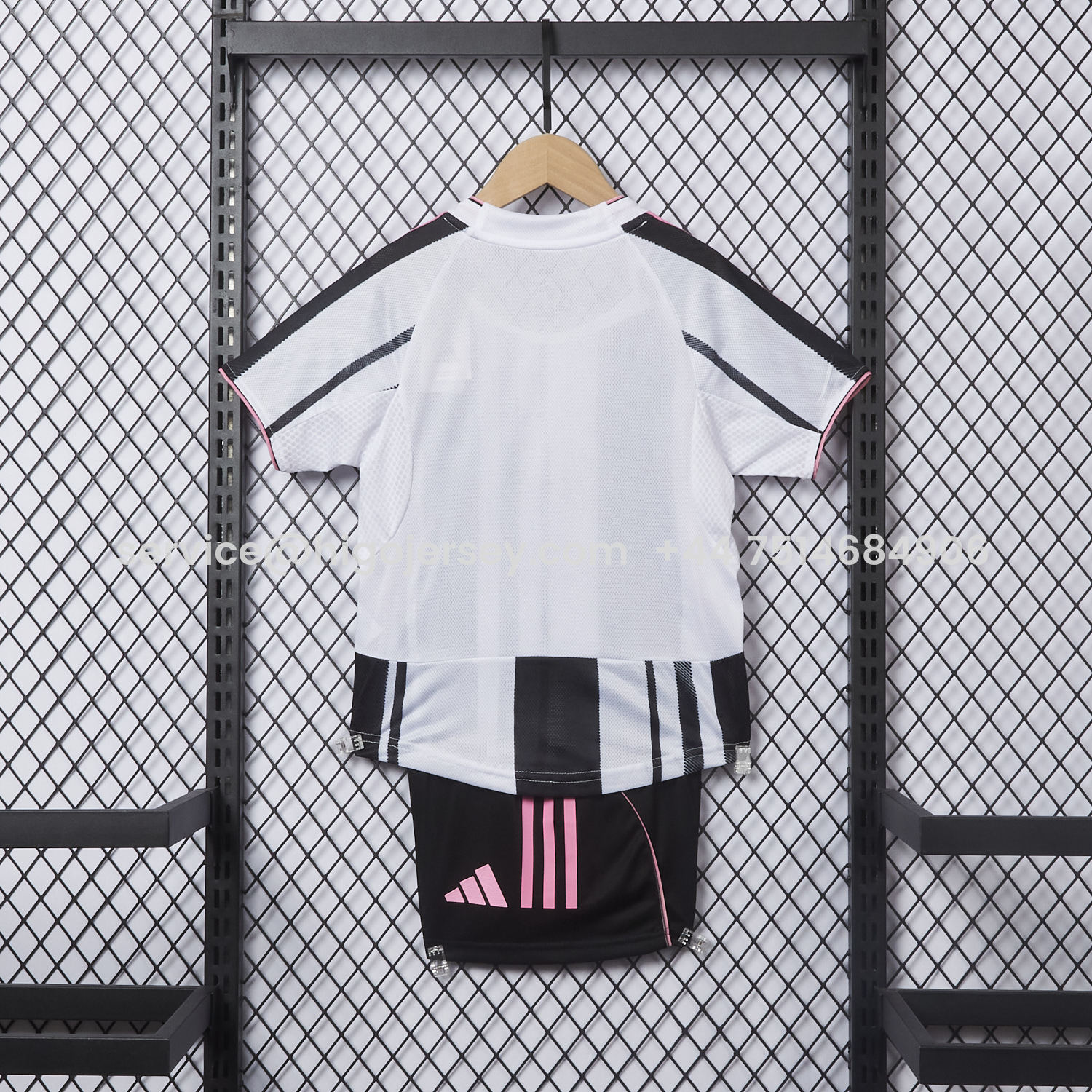 Higojerseys-Juventus 25-26 Home Kids Kit - Player Version