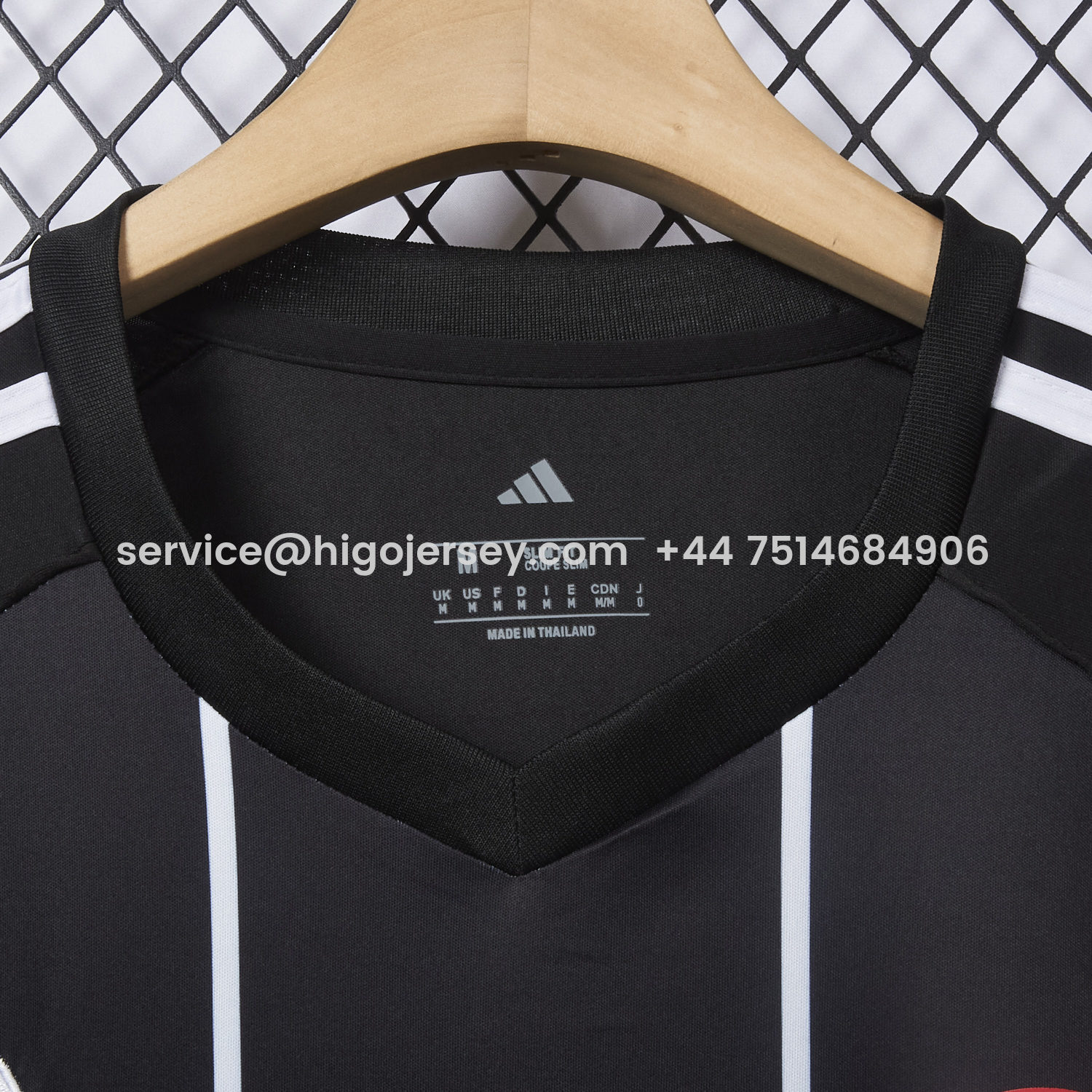 Higojerseys-Frankfurt 25-26 European Home Black Jersey - Fans Version